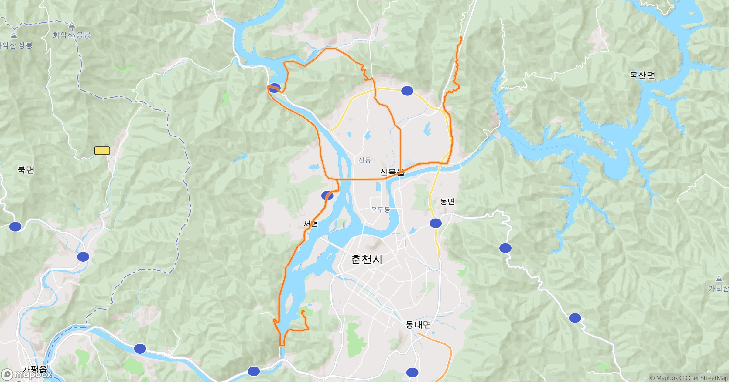 2026_비앙키그란폰도춘천_메디오폰도_81.7km | Orider 코스