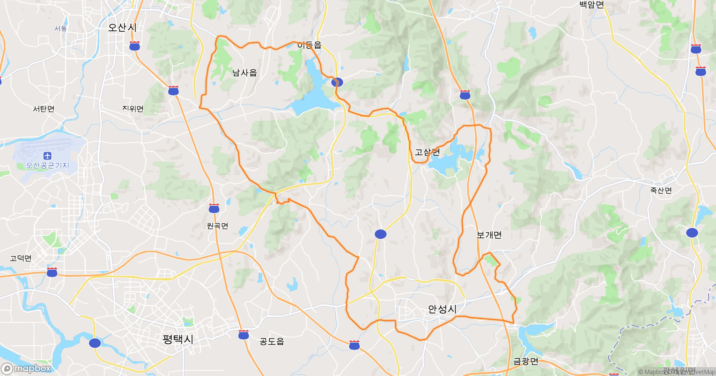 용인 한바퀴 | Orider 코스