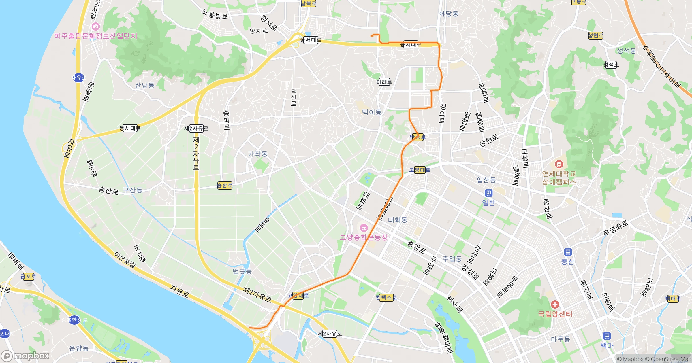 일산대교(출발) | Orider 코스
