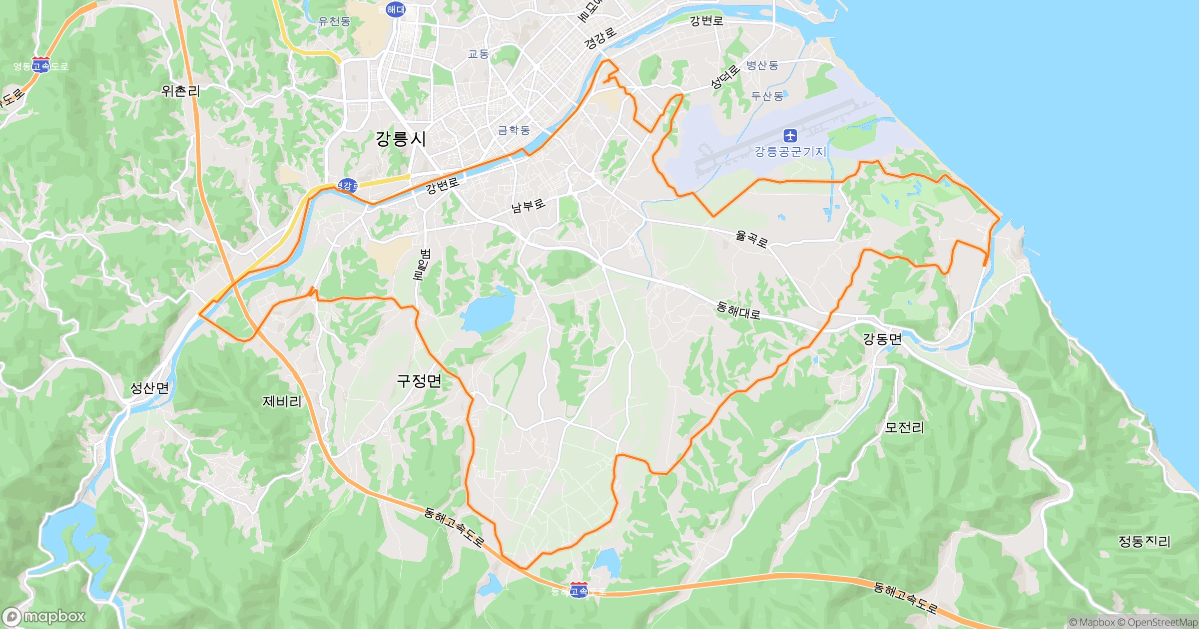 겨울이좋아 · 41.8km | Orider