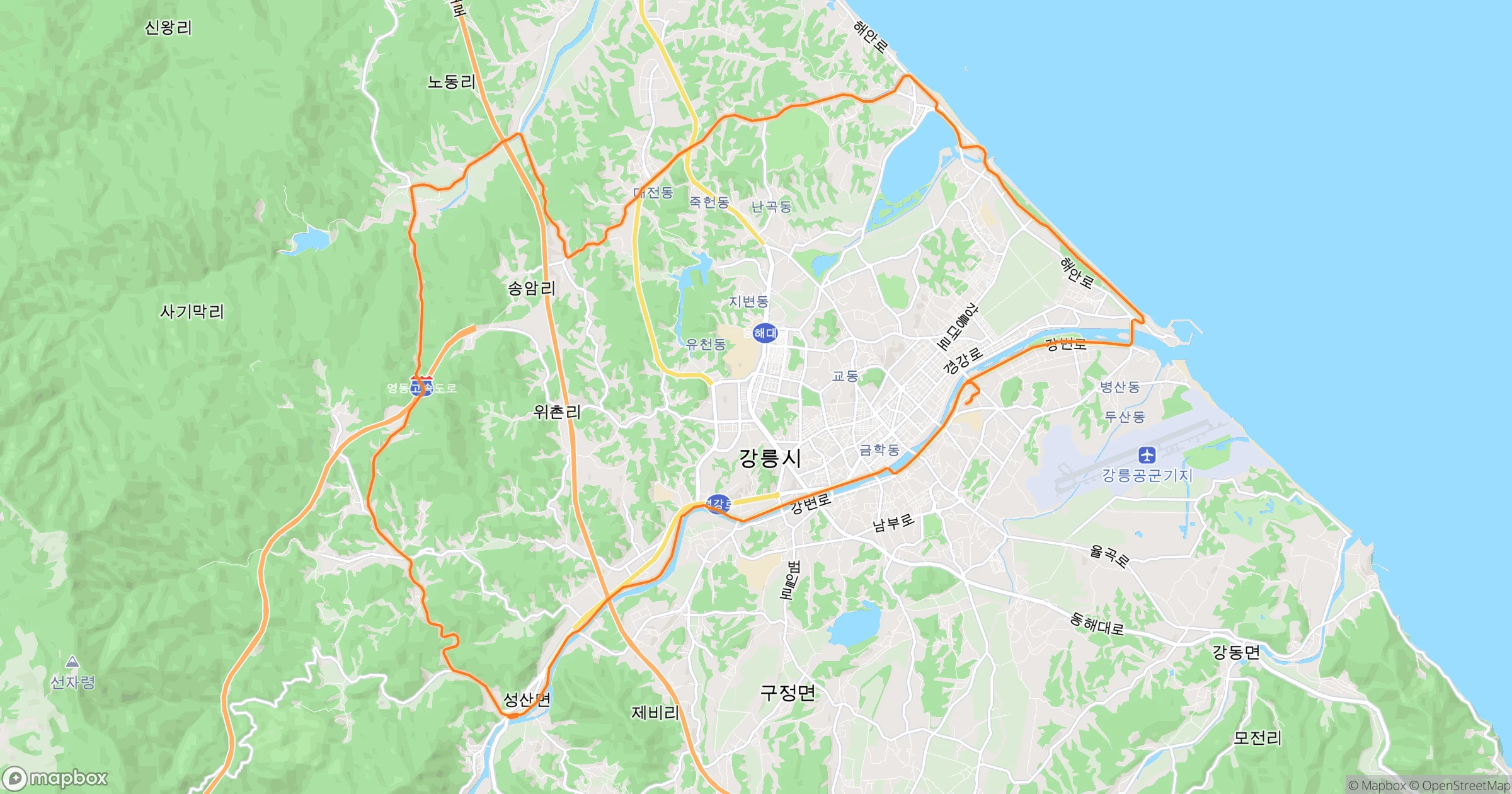 겨울이좋아 · 44.2km | Orider
