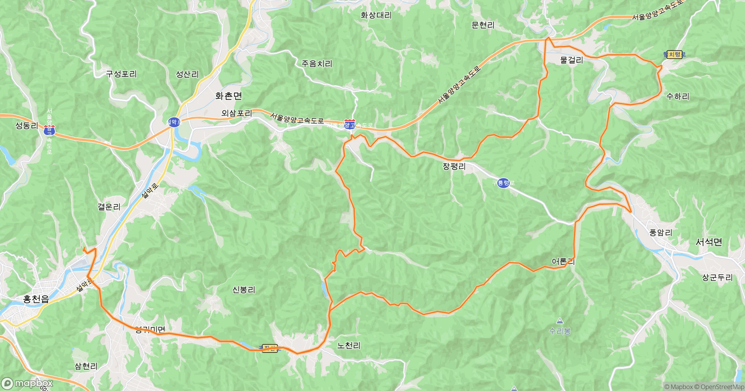 겨울이좋아 · 87.2km | Orider