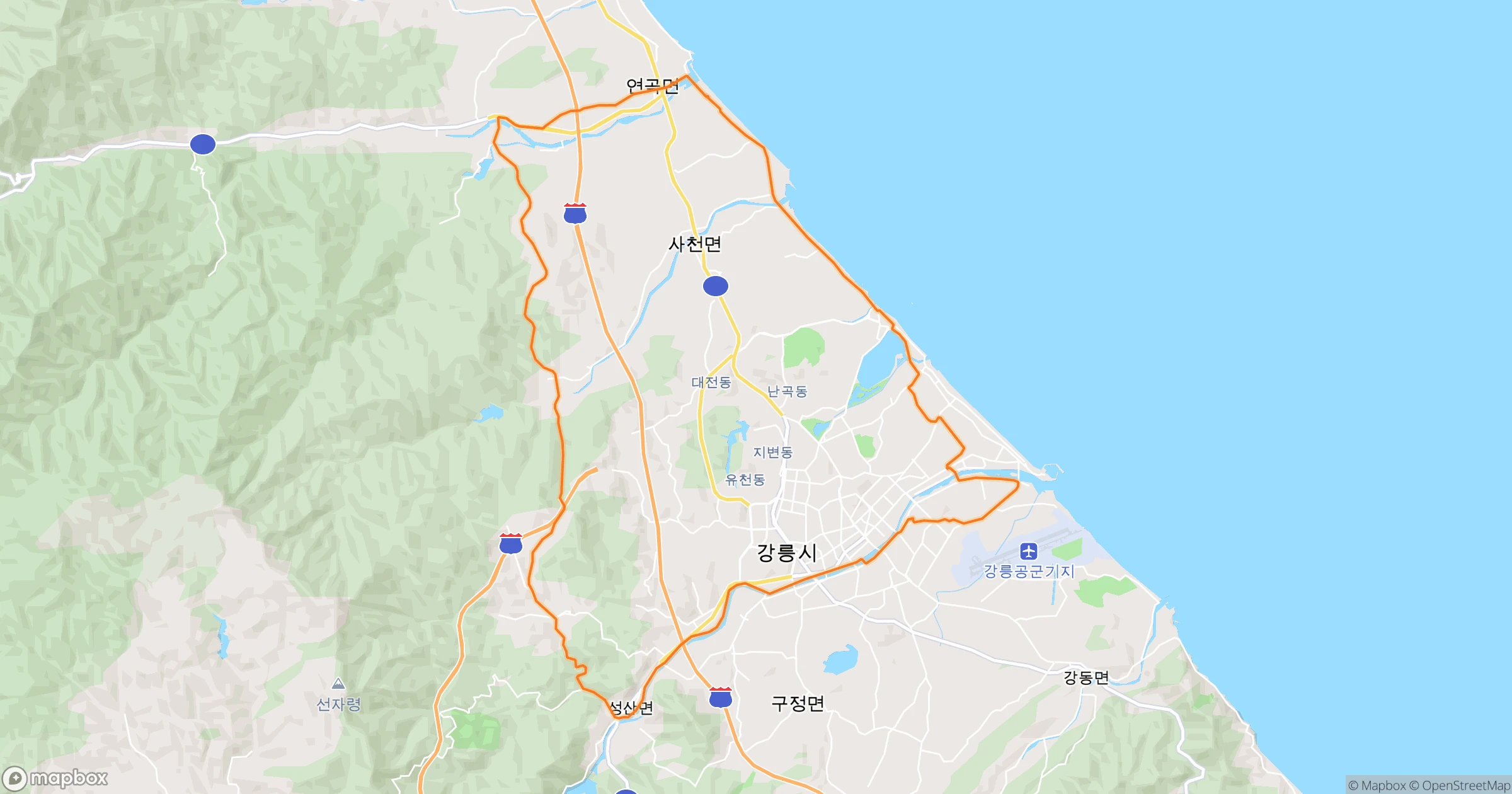 겨울이좋아 · 53.8km | Orider