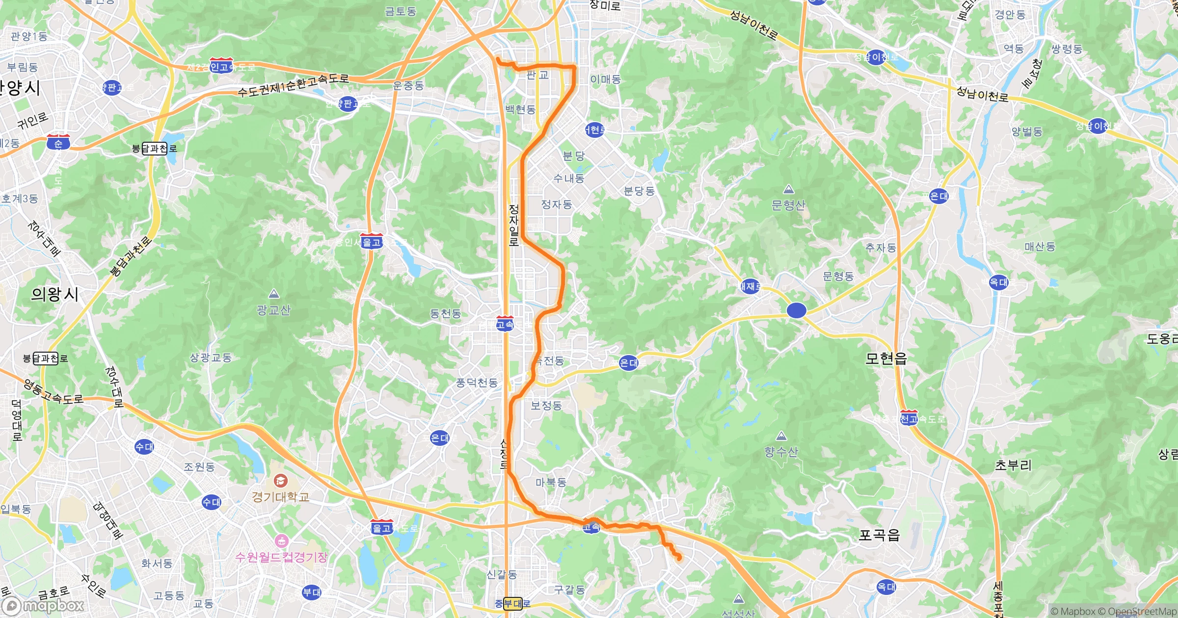 발우 · 21.1km | O-Rider
