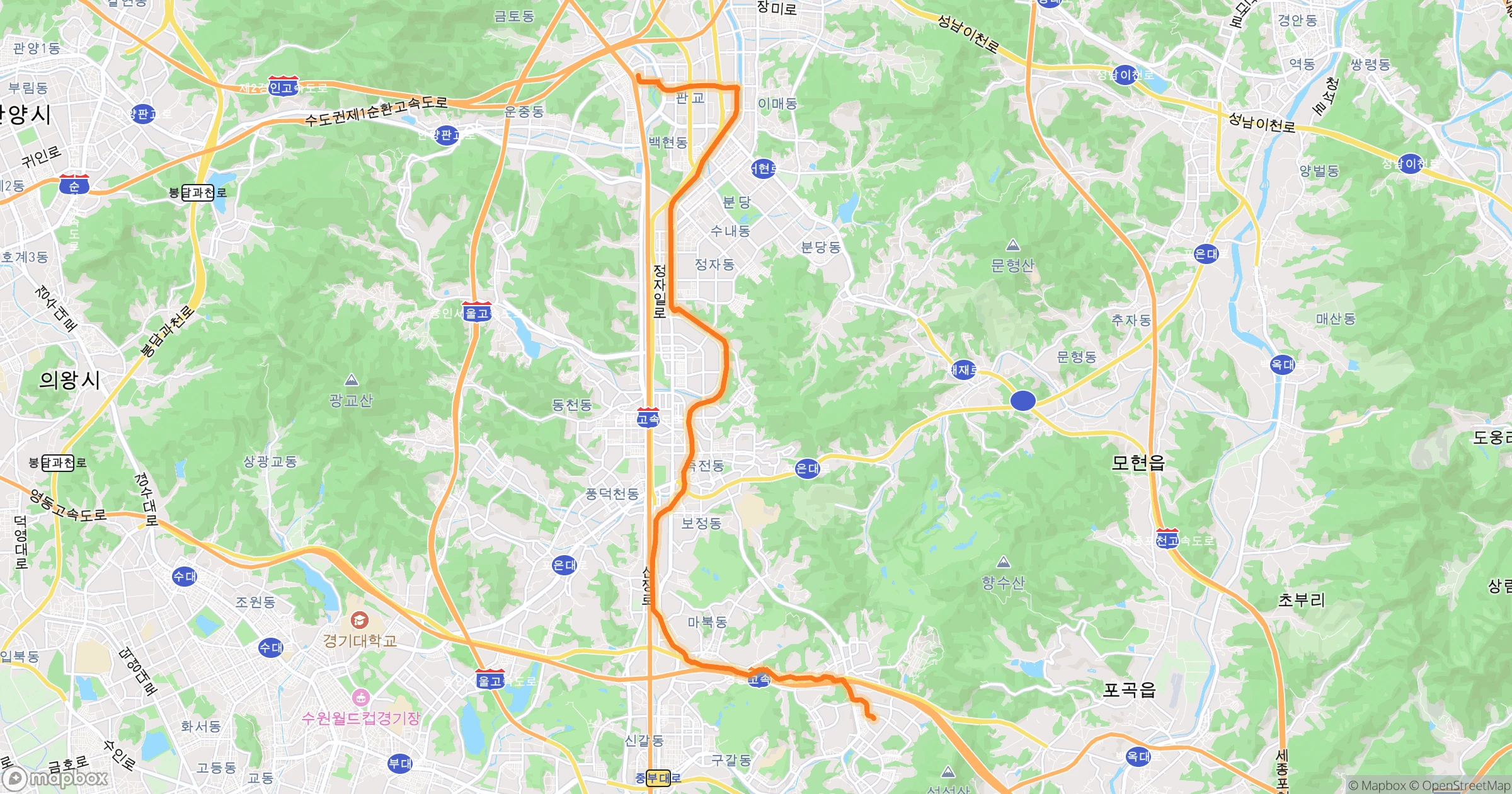 발우 · 20.9km | O-Rider