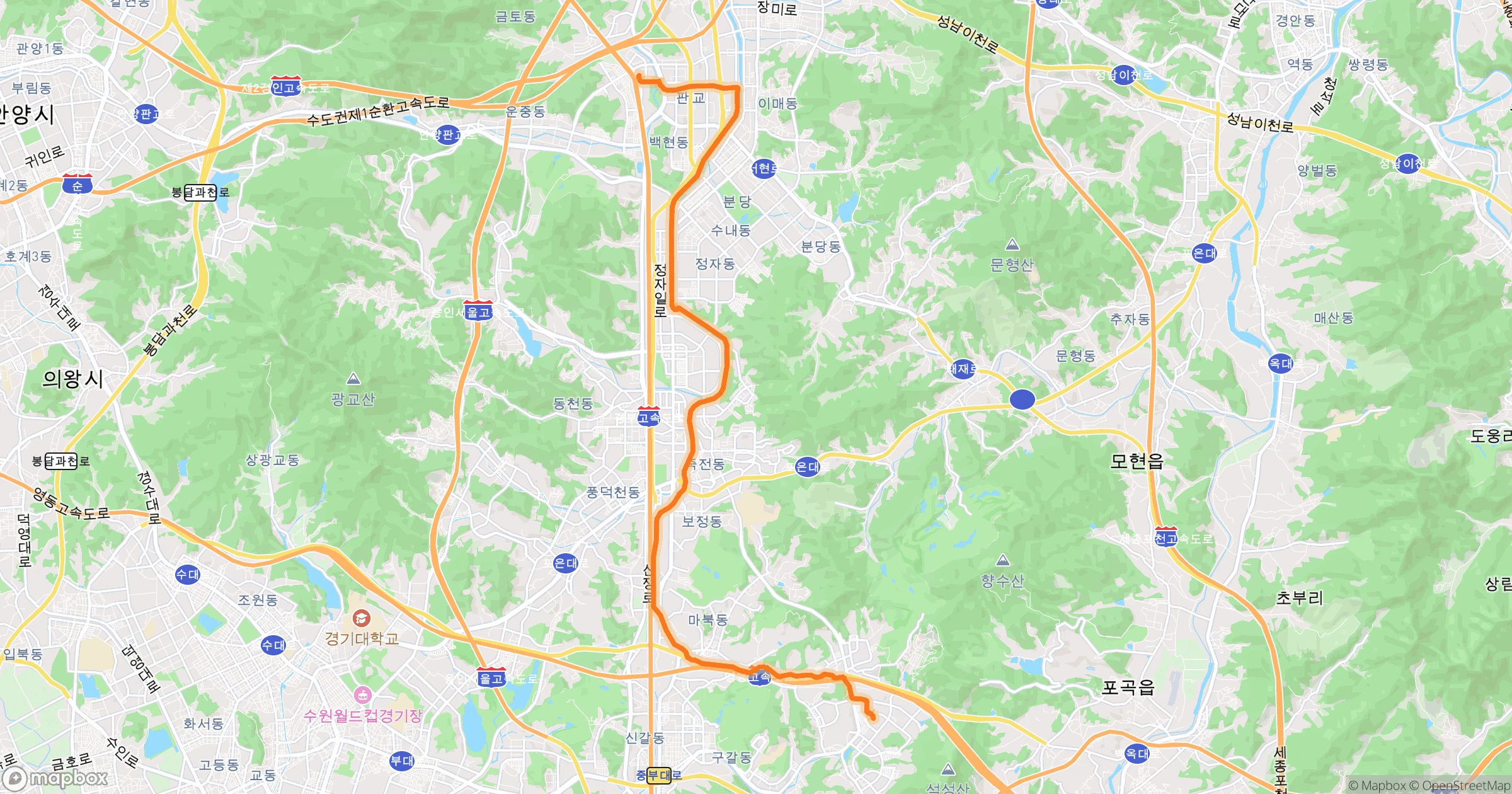 발우 · 21.1km | O-Rider