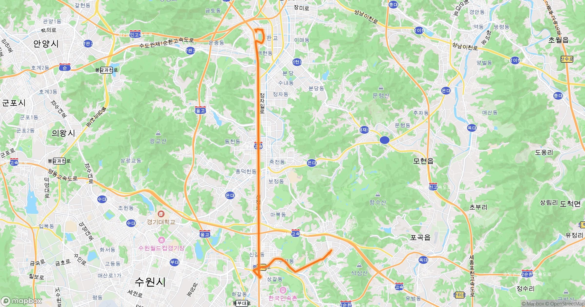 발우 · 23.0km | O-Rider