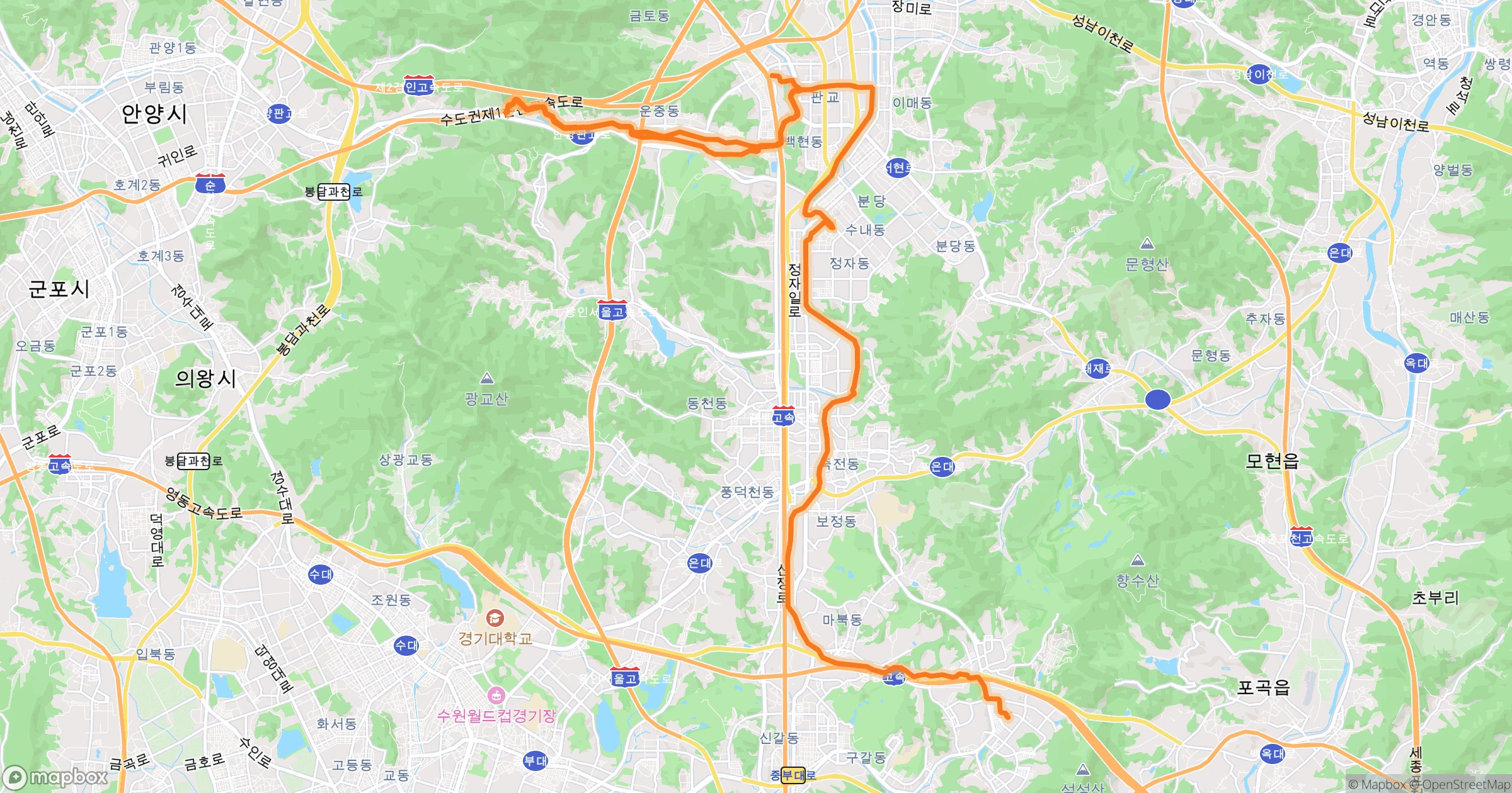 발우 · 42.0km | O-Rider