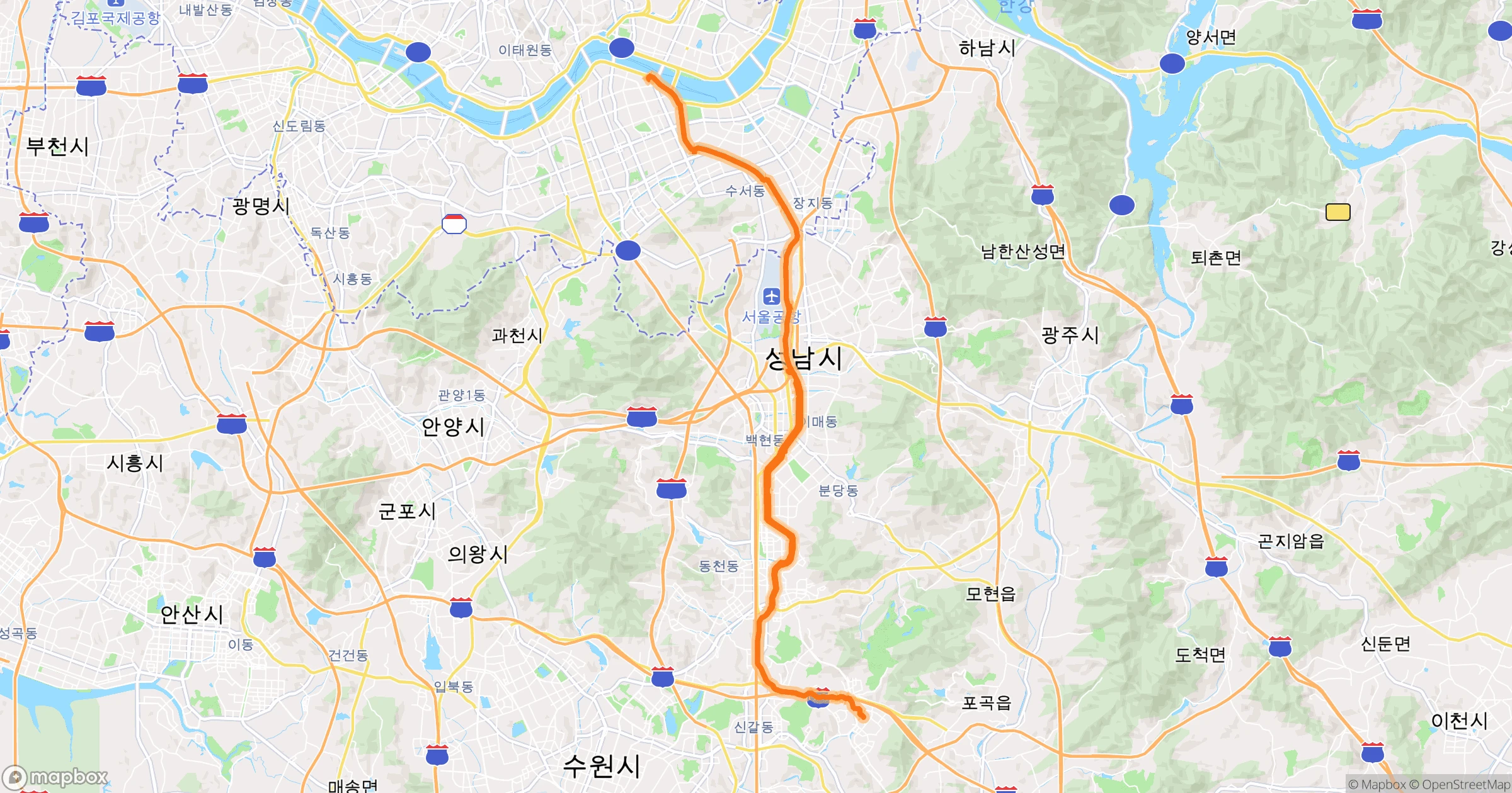 발우 · 74.4km | O-Rider