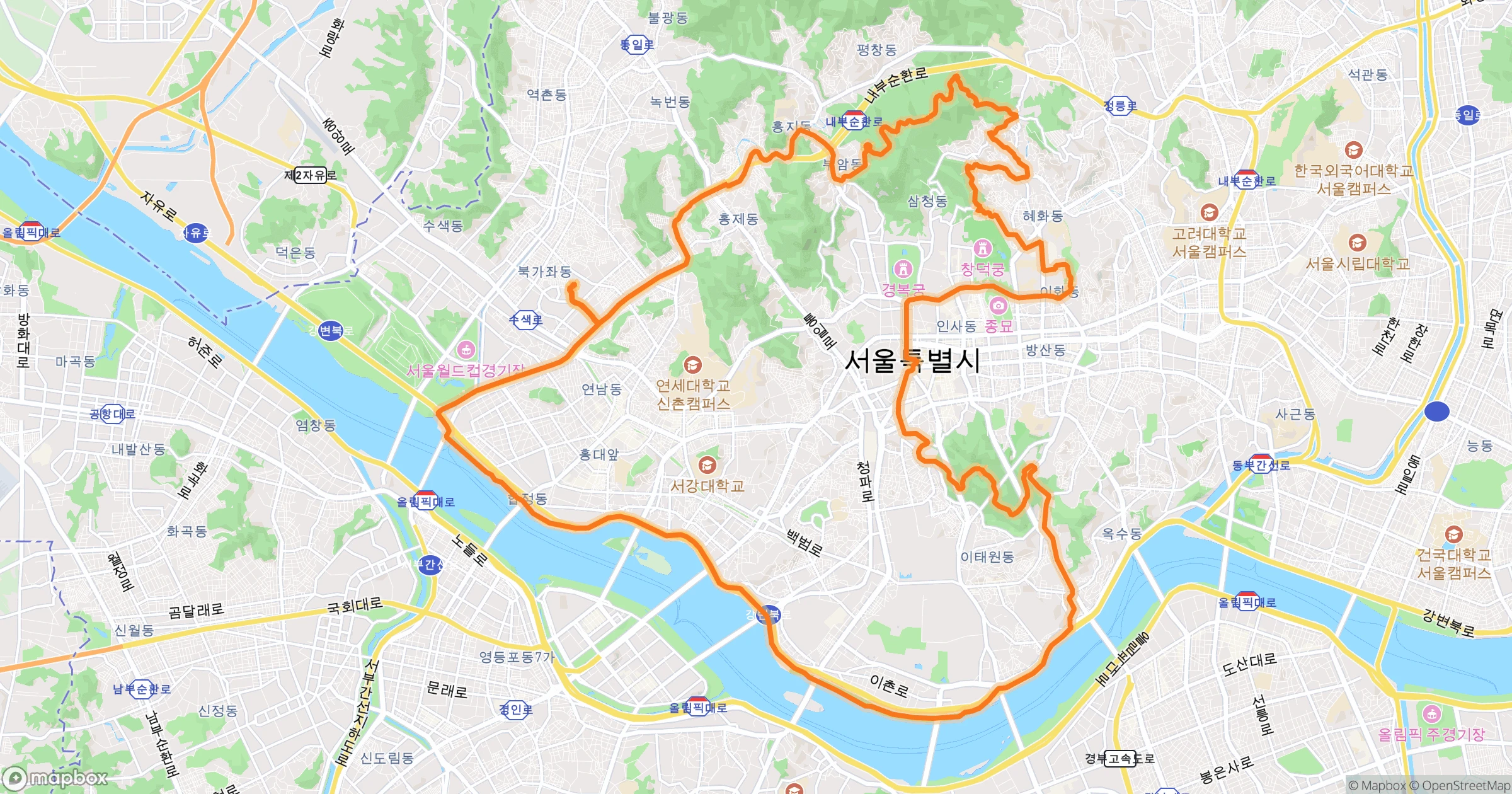 JeongSoo Park · 49.6km | O-Rider
