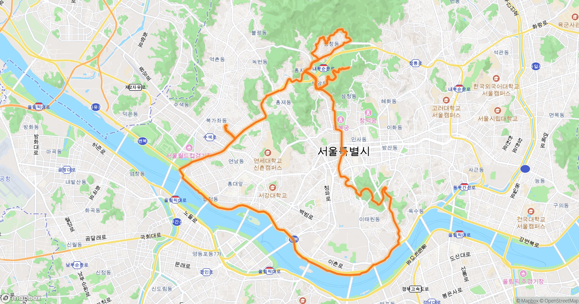 JeongSoo Park · 53.3km | O-Rider