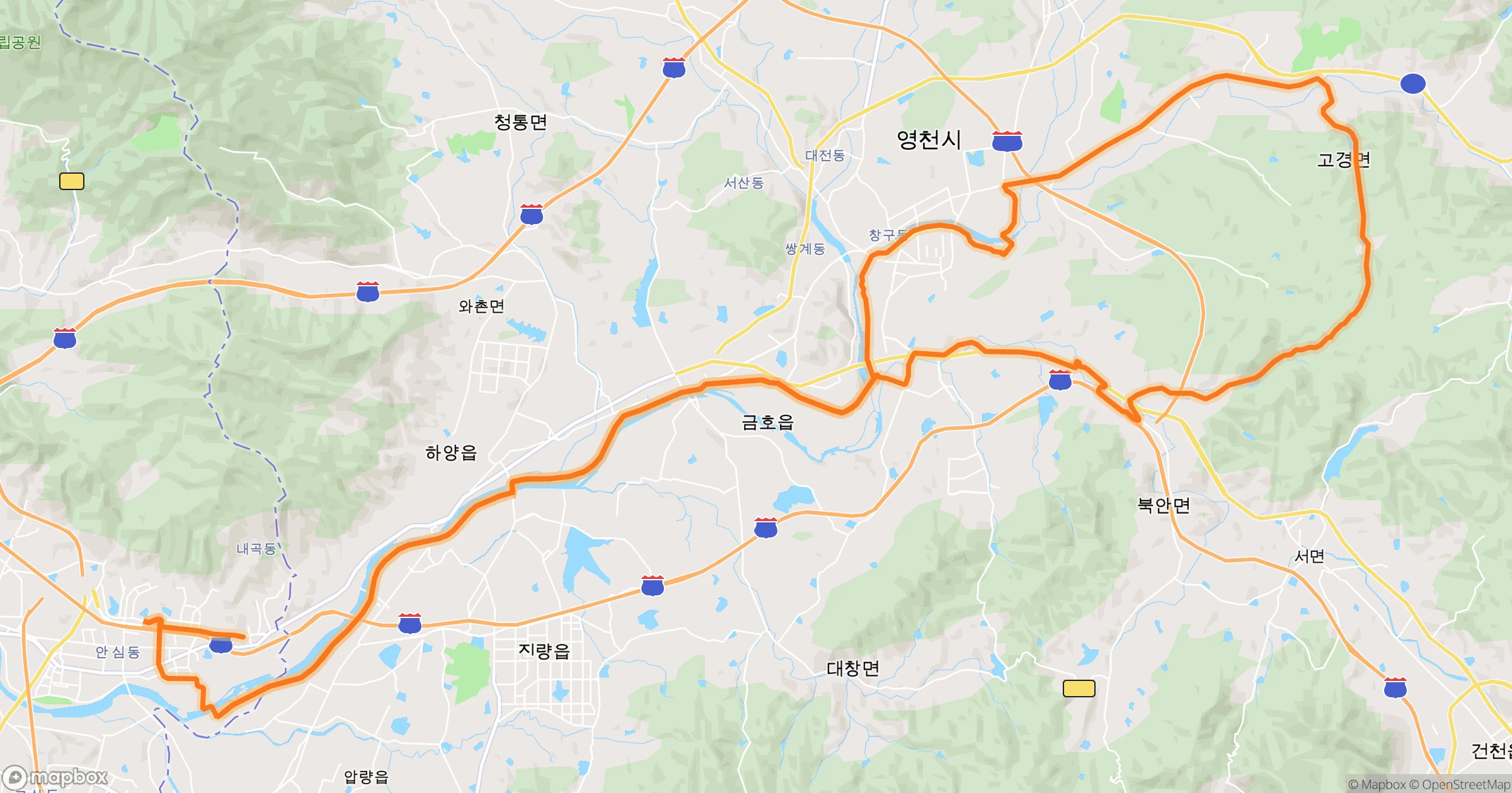 백주목 (Felt) · 91.7km | Orider