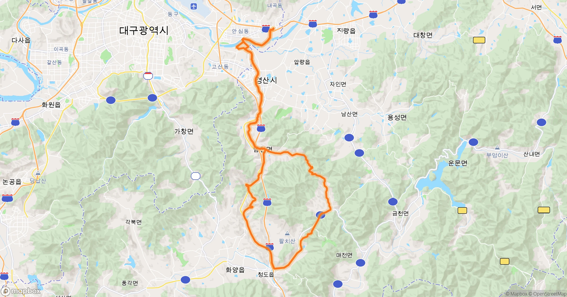 백주목 (Felt) · 78.4km | Orider