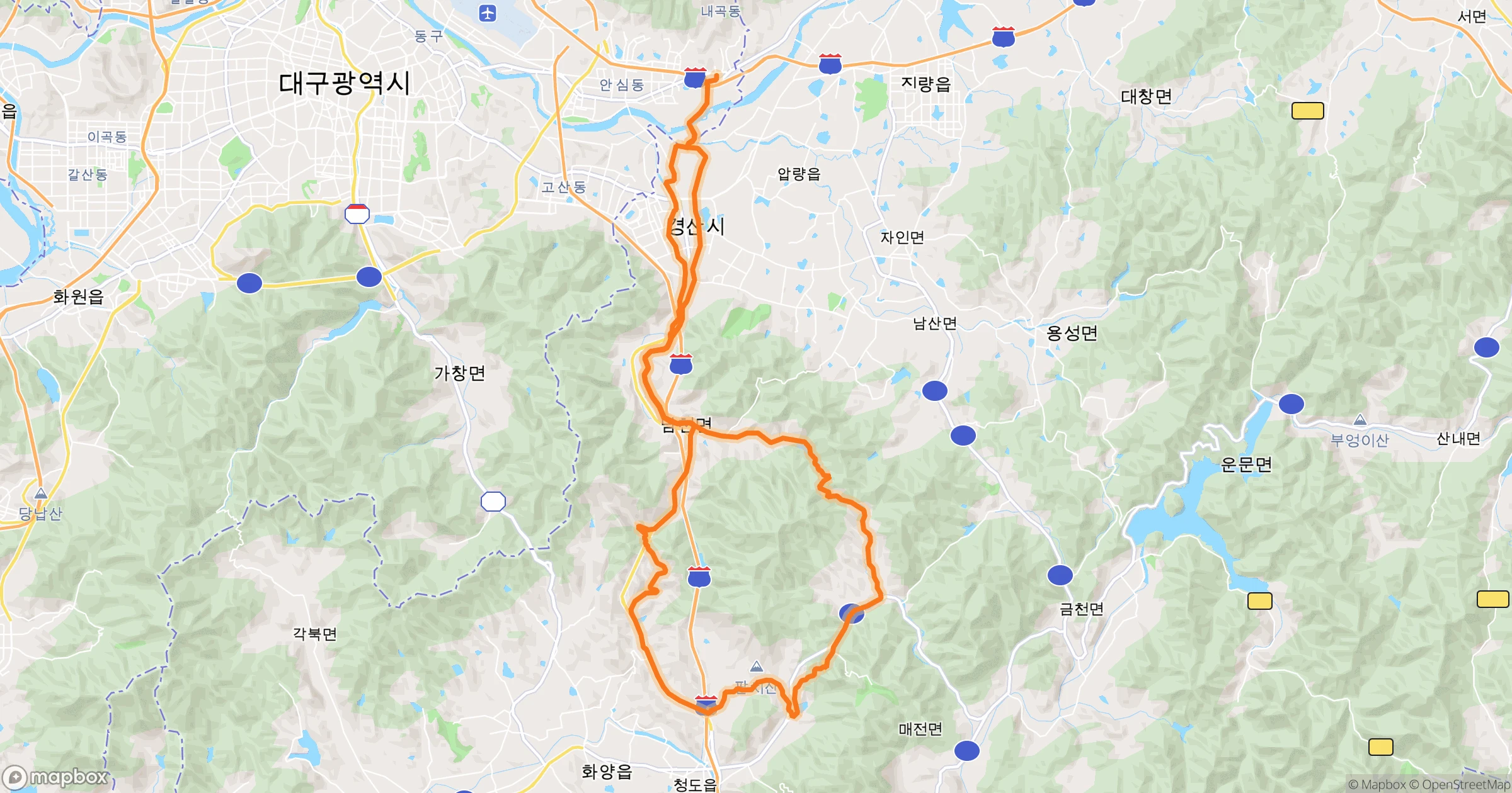 백주목 (Felt) · 68.0km | Orider