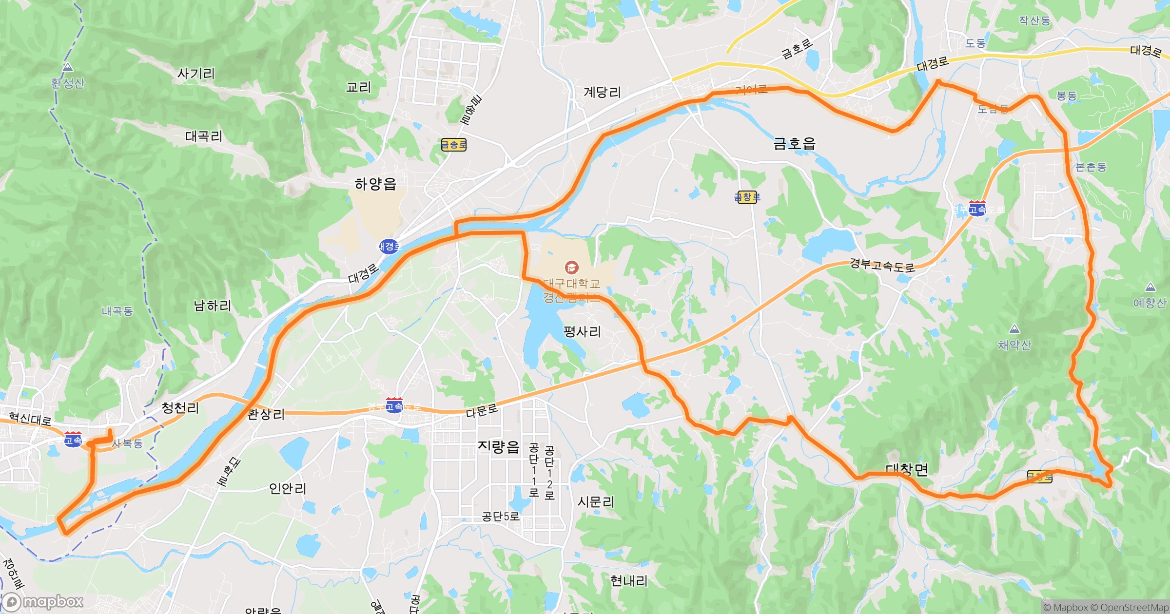 백주목 (Felt) · 64.0km | Orider