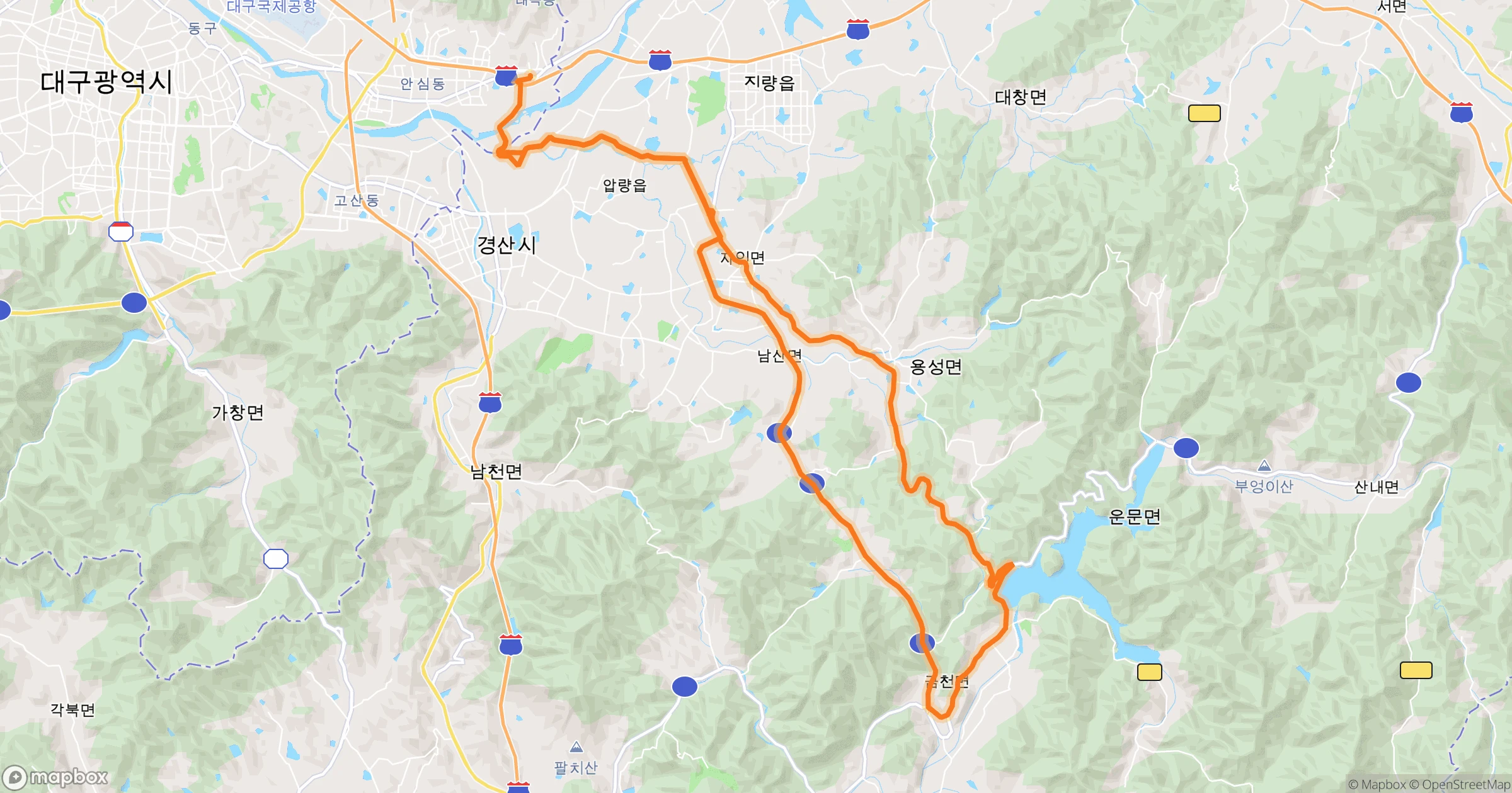 백주목 (Felt) · 67.0km | Orider