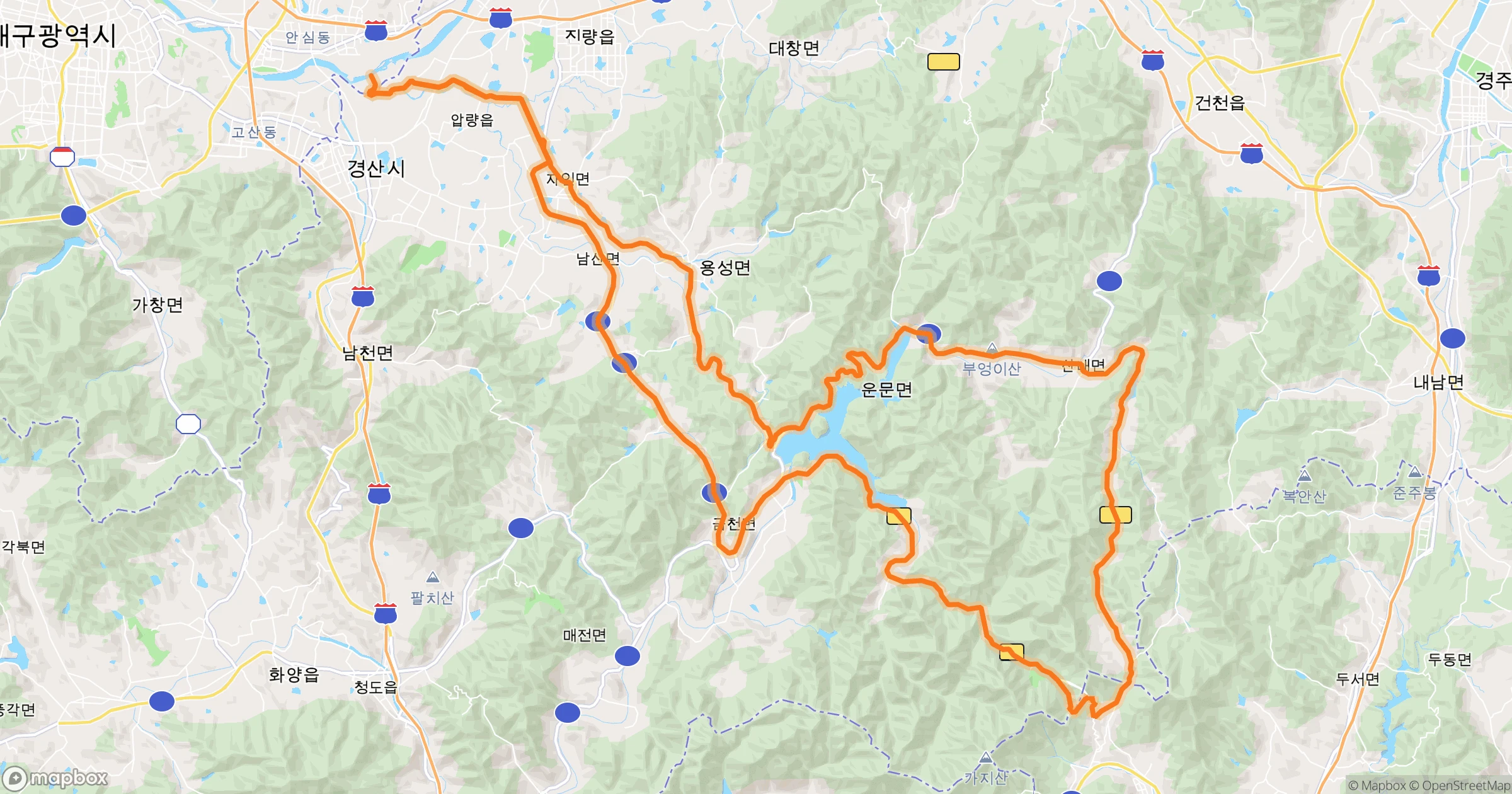 백주목 (Felt) · 120.5km | Orider