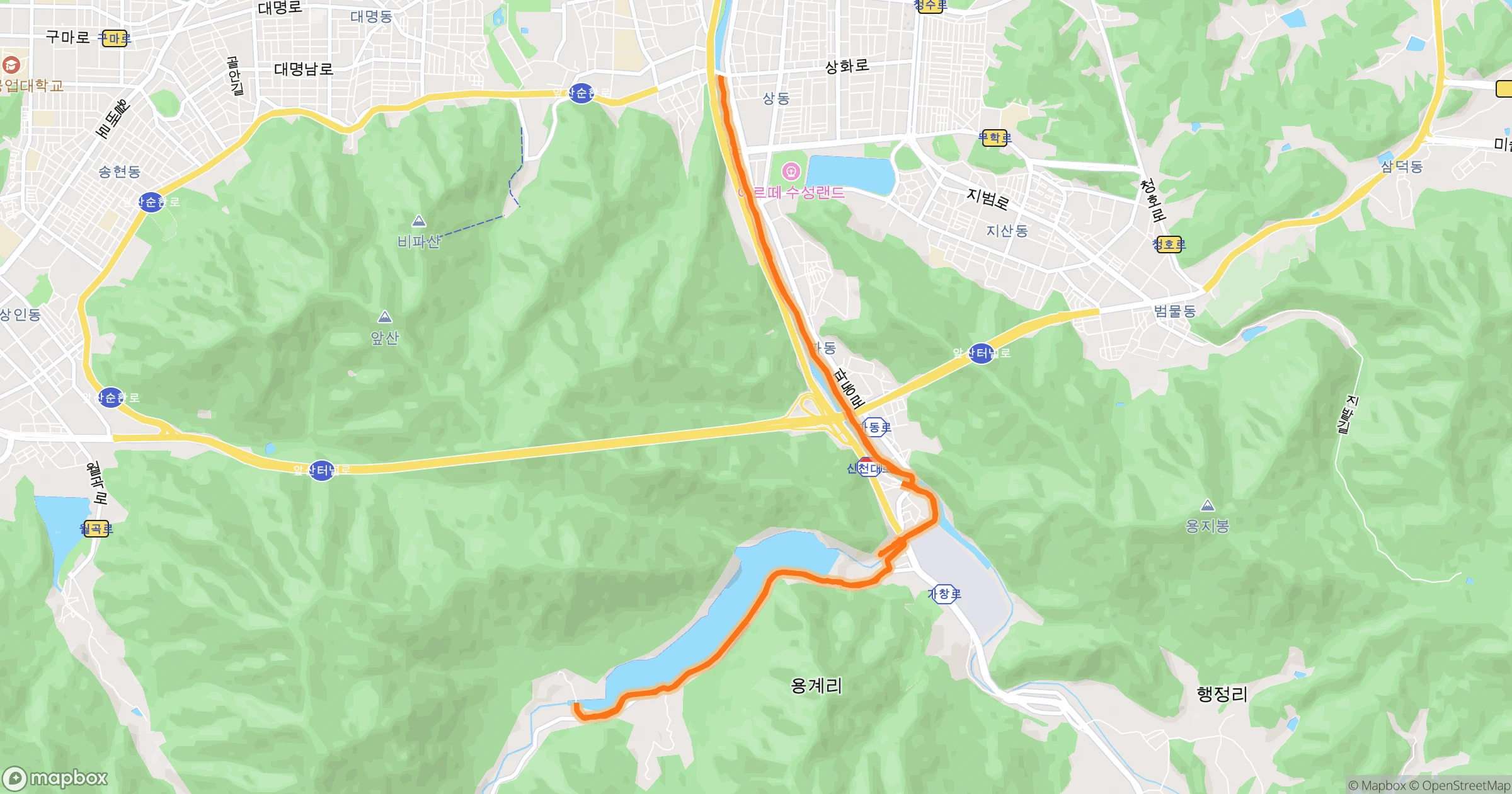 백주목 (Felt) · 16.8km | Orider