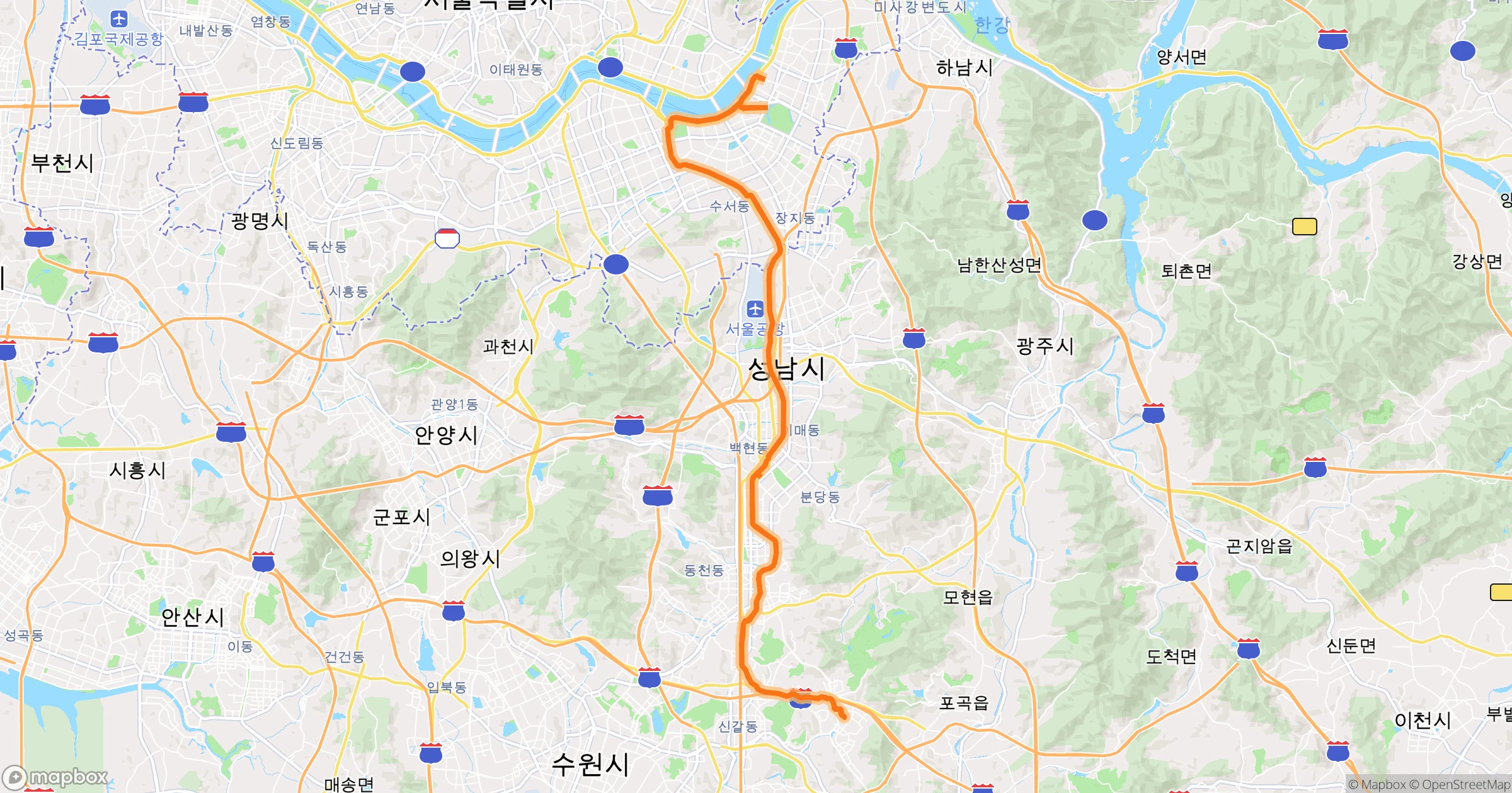 경남 문 · 84.0km | O-Rider