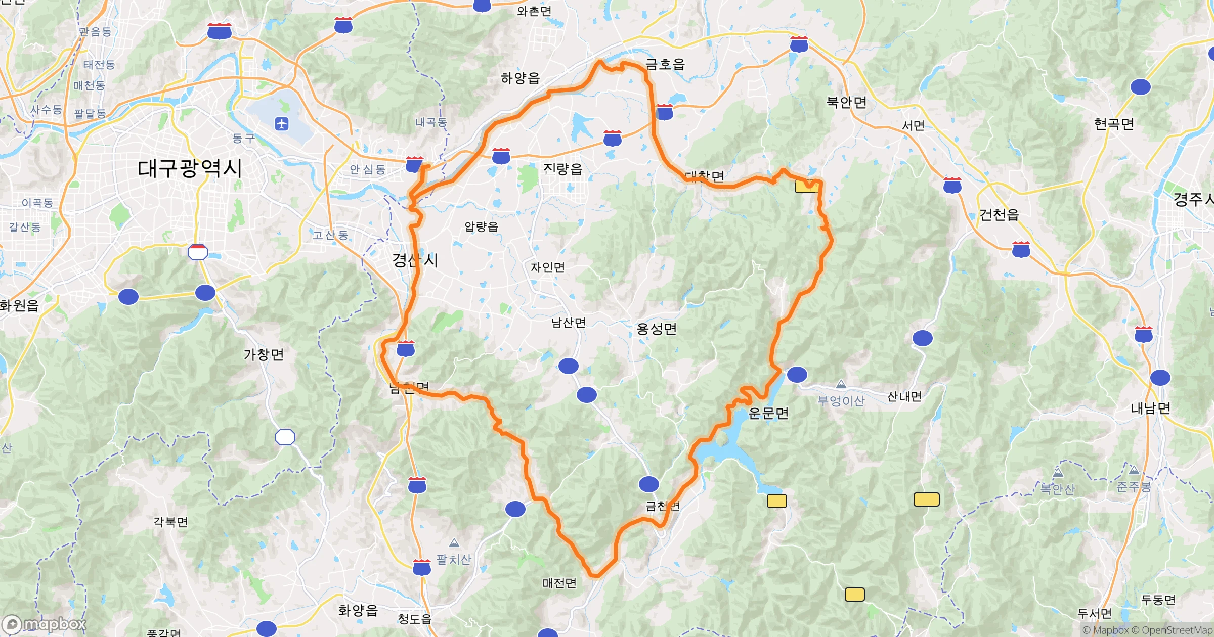 백주목 (Felt) · 105.9km | Orider