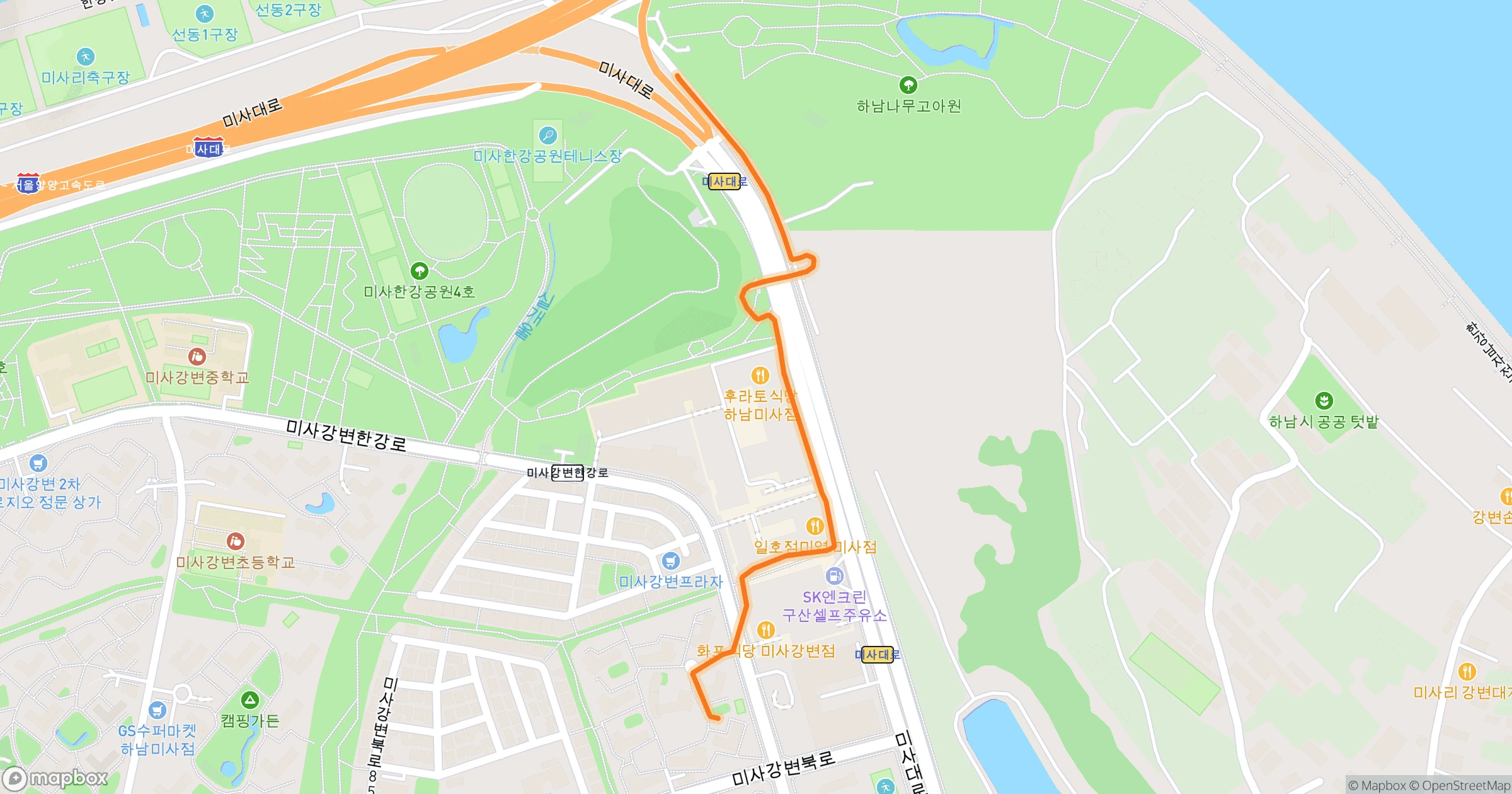 라선오 · 1.1km | O-Rider