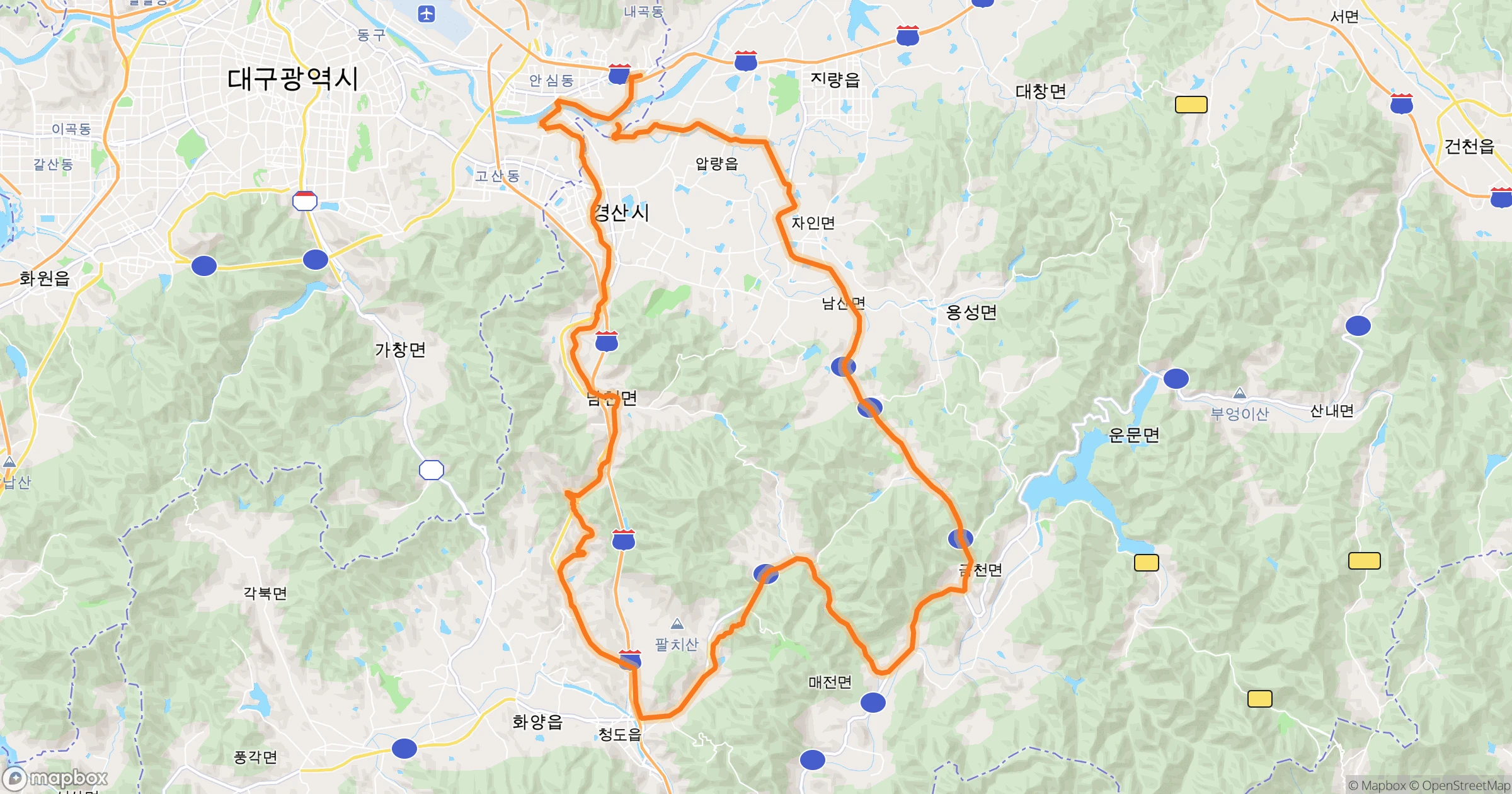 백주목 (Felt) · 86.8km | Orider