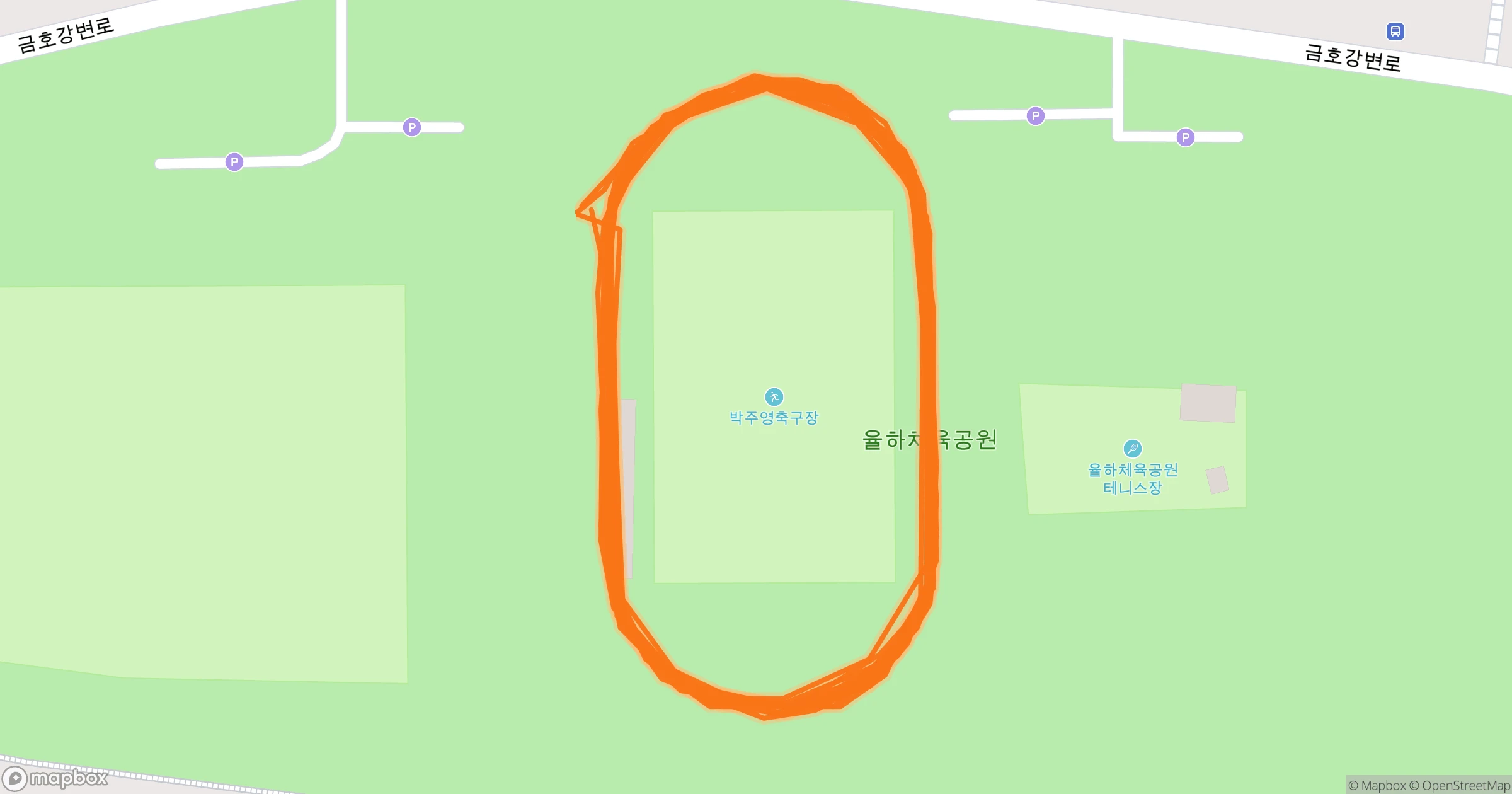 백주목 (Felt) · 5.9km | O-Rider