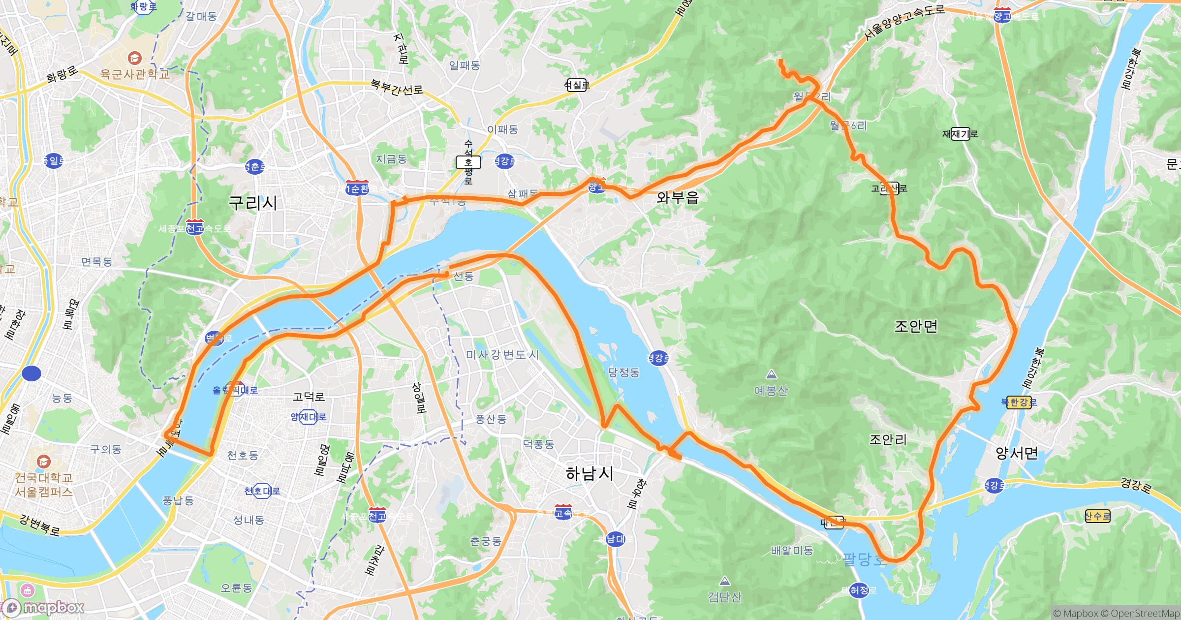 라선오 · 61.3km | Orider