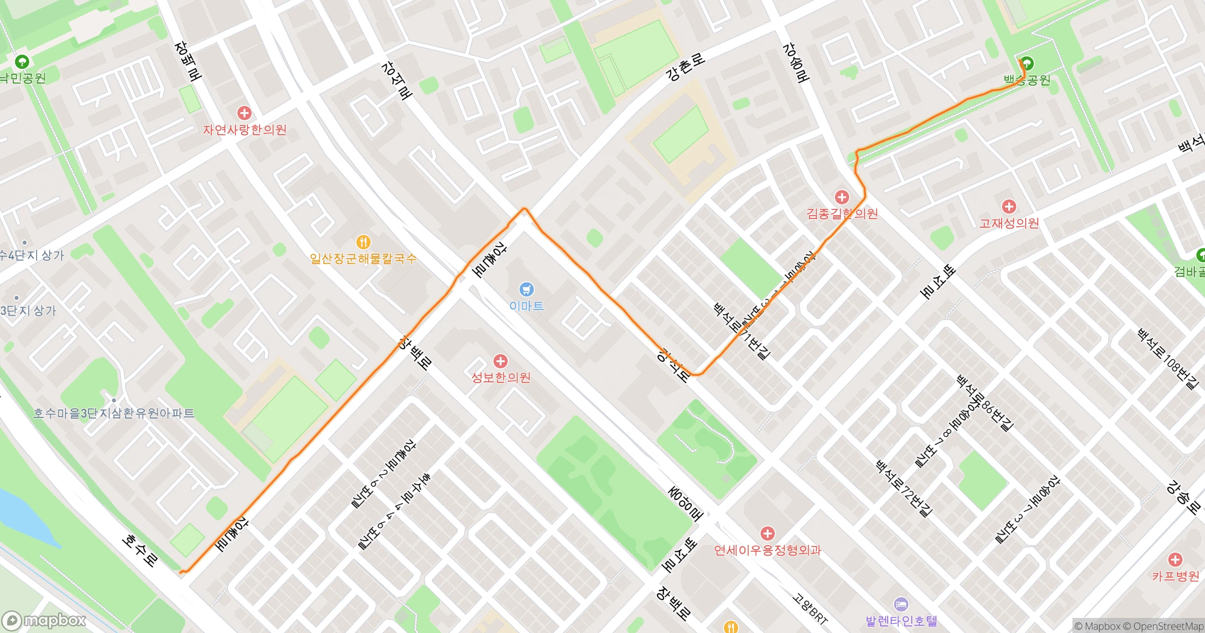 일산화뉘 · 1.5km | Orider