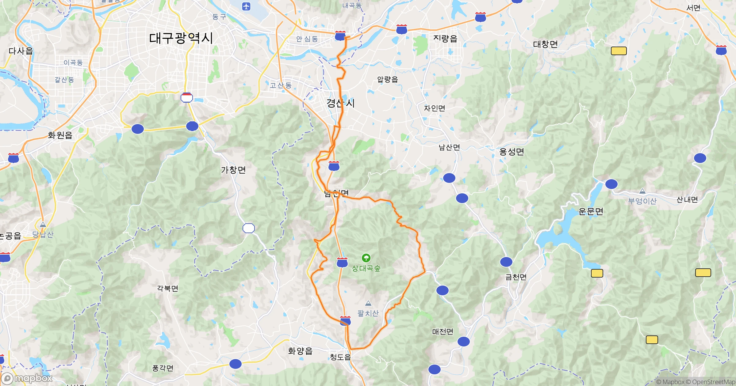 백주목 (Felt) · 72.2km | Orider
