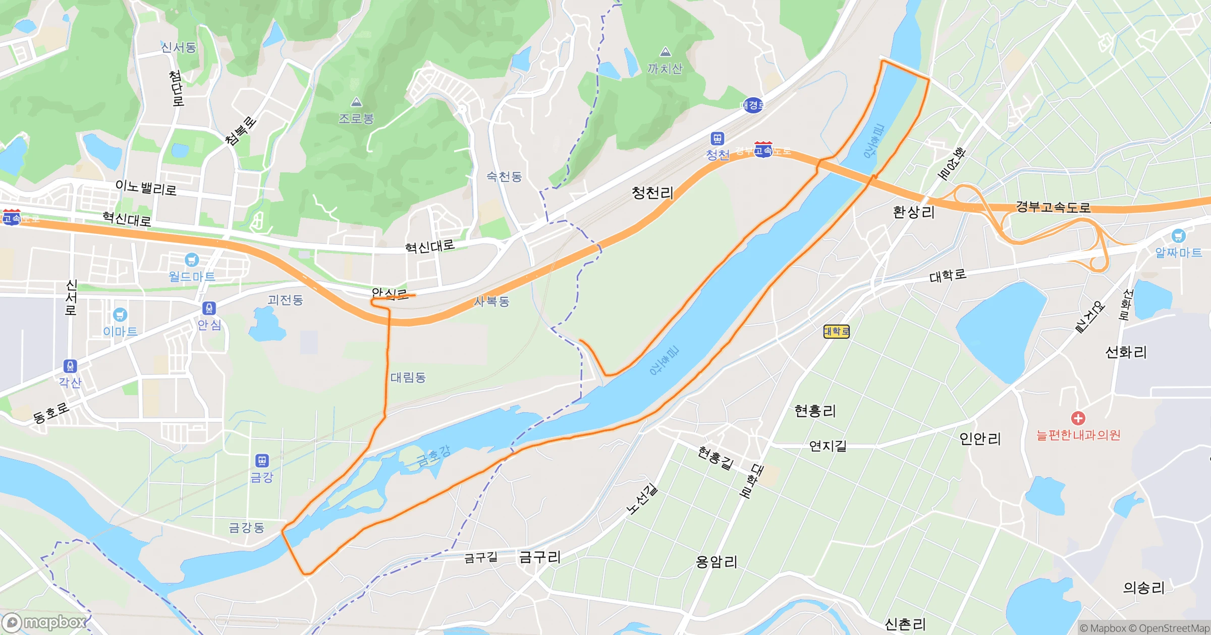 백주목 (Felt) · 11.1km | Orider