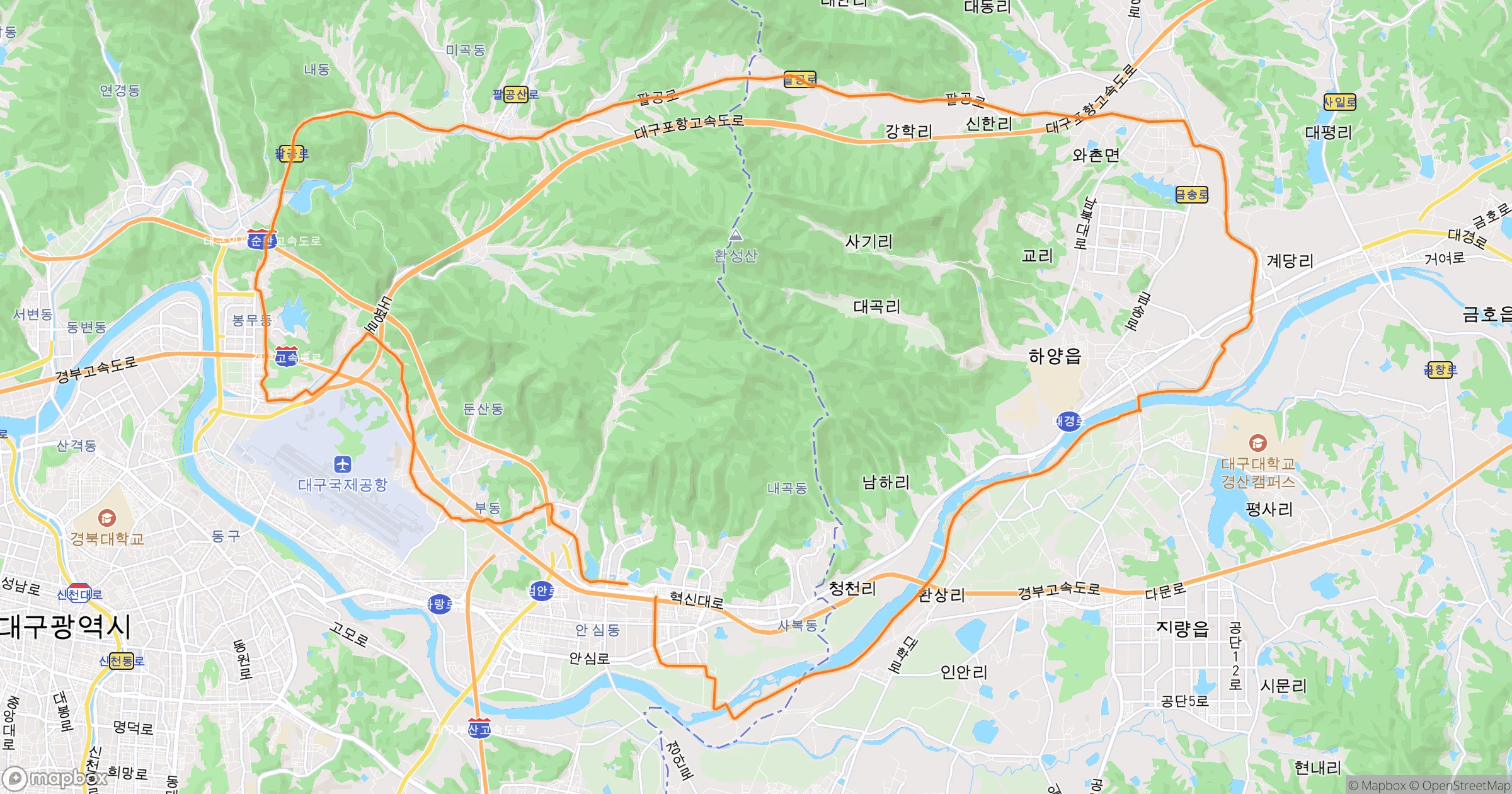 백주목 (Felt) · 55.0km | Orider