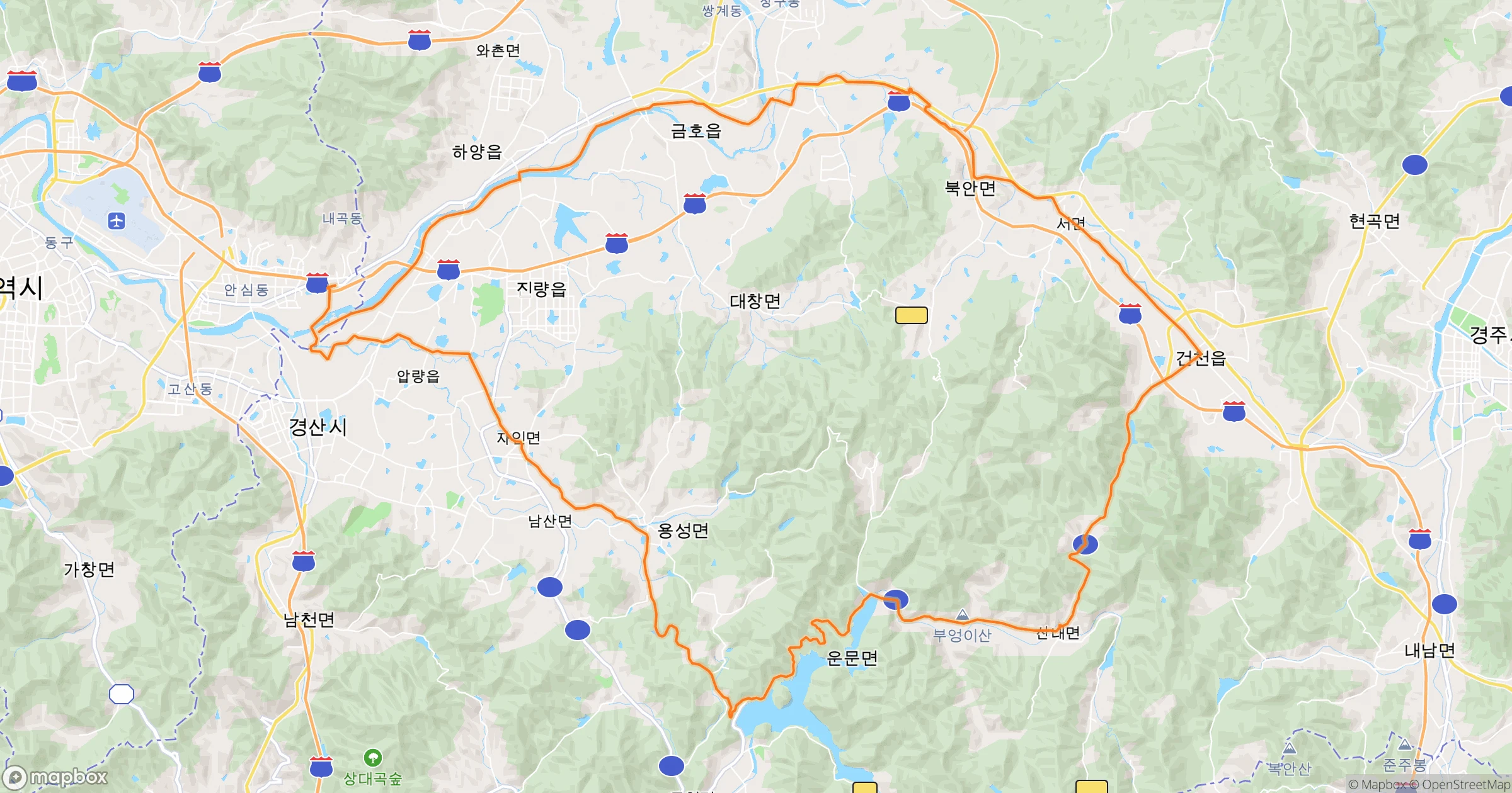 백주목 (Felt) · 105.1km | Orider