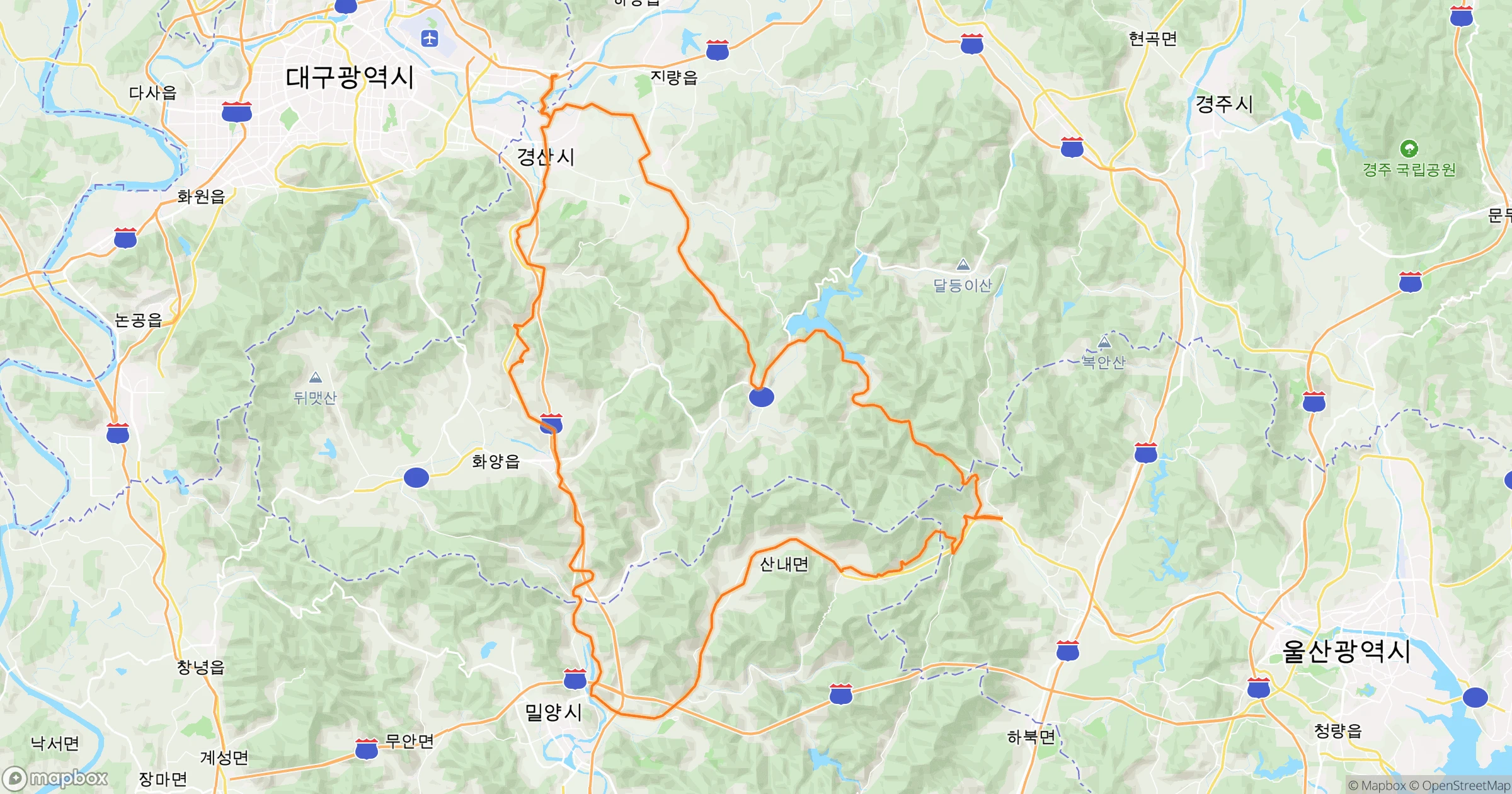 백주목 (Felt) · 157.5km | Orider