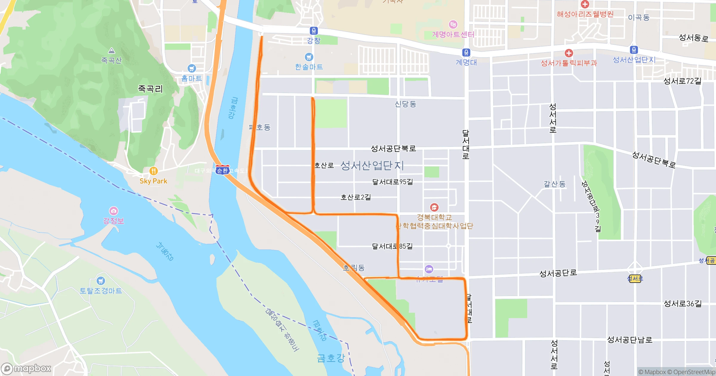 백주목 (Felt) · 21.2km | Orider