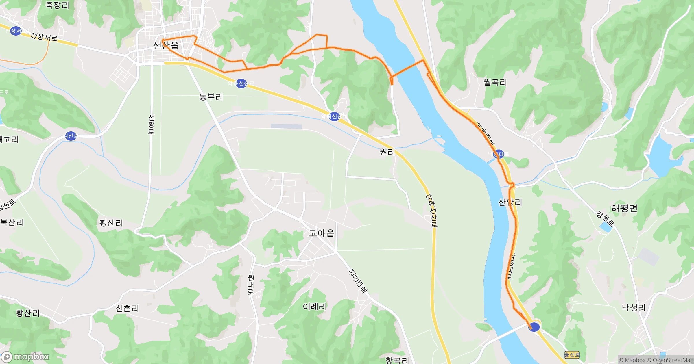 장철한 · 23.0km | Orider