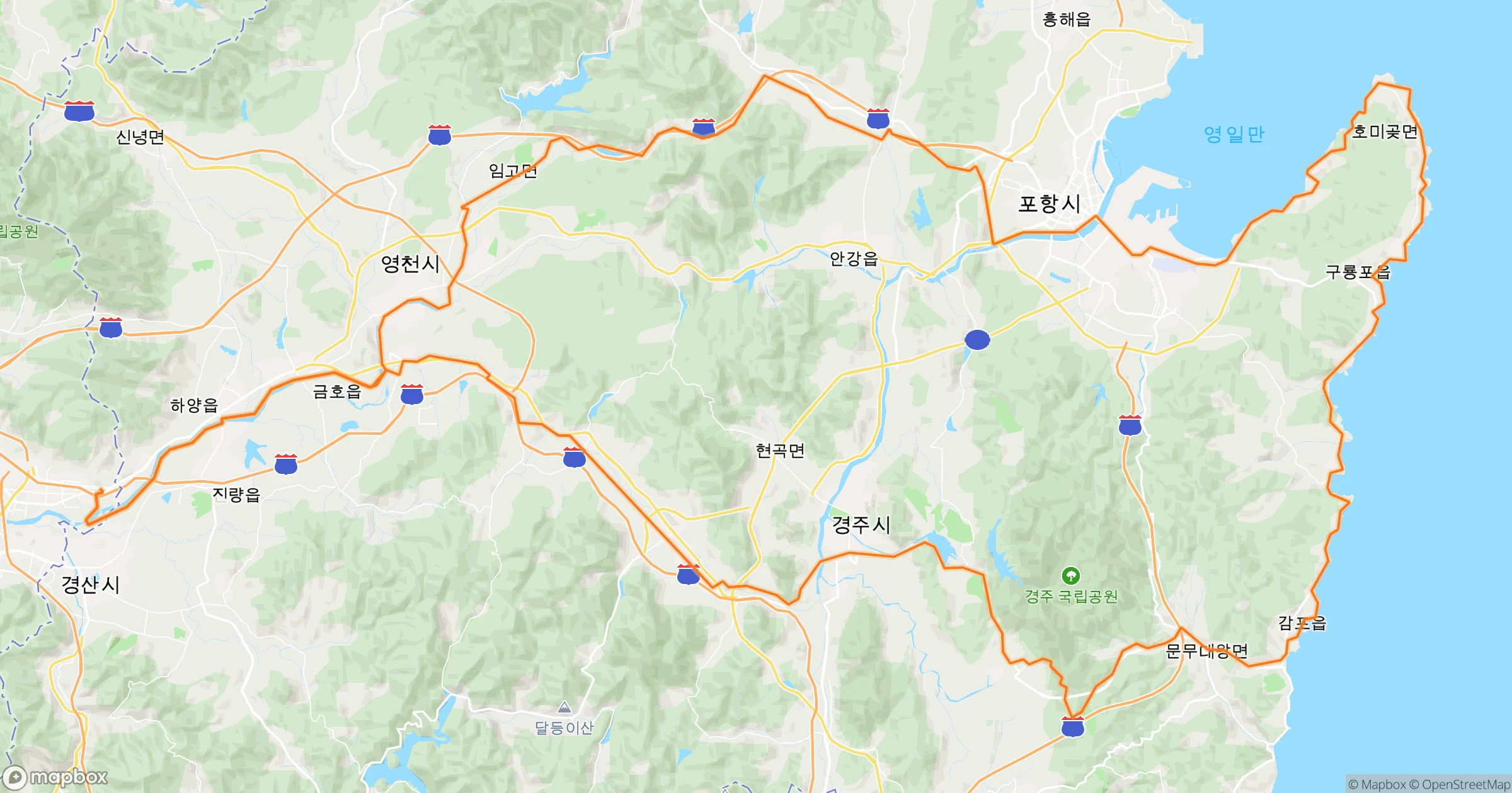백주목 (Felt) · 257.0km | Orider