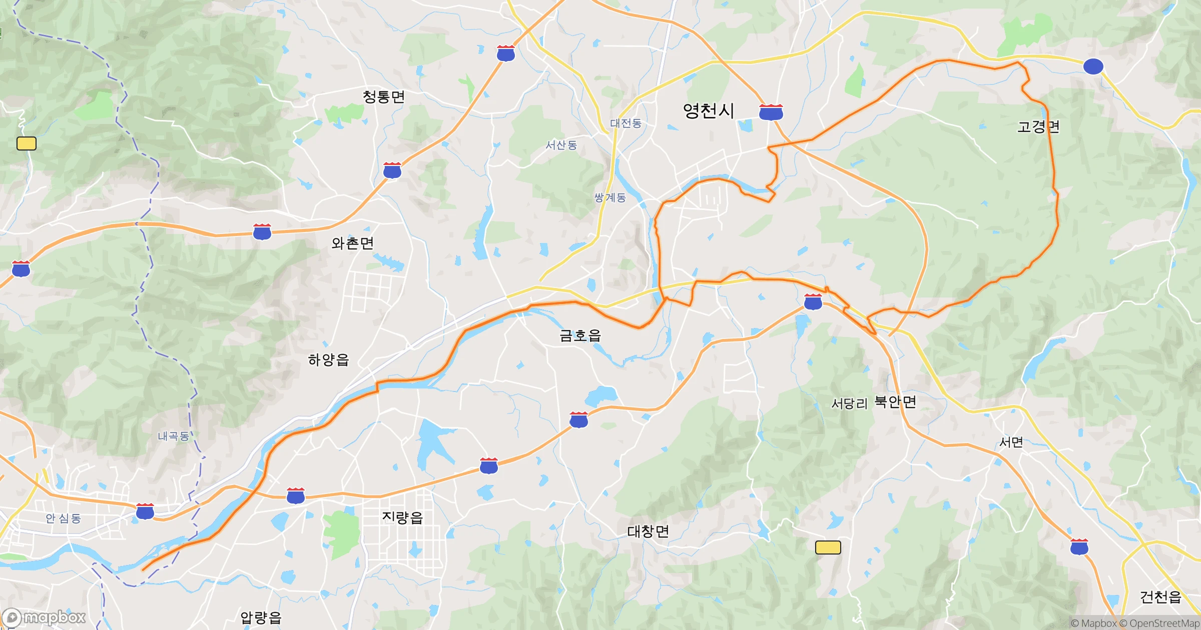 백주목 (Felt) · 83.9km | Orider