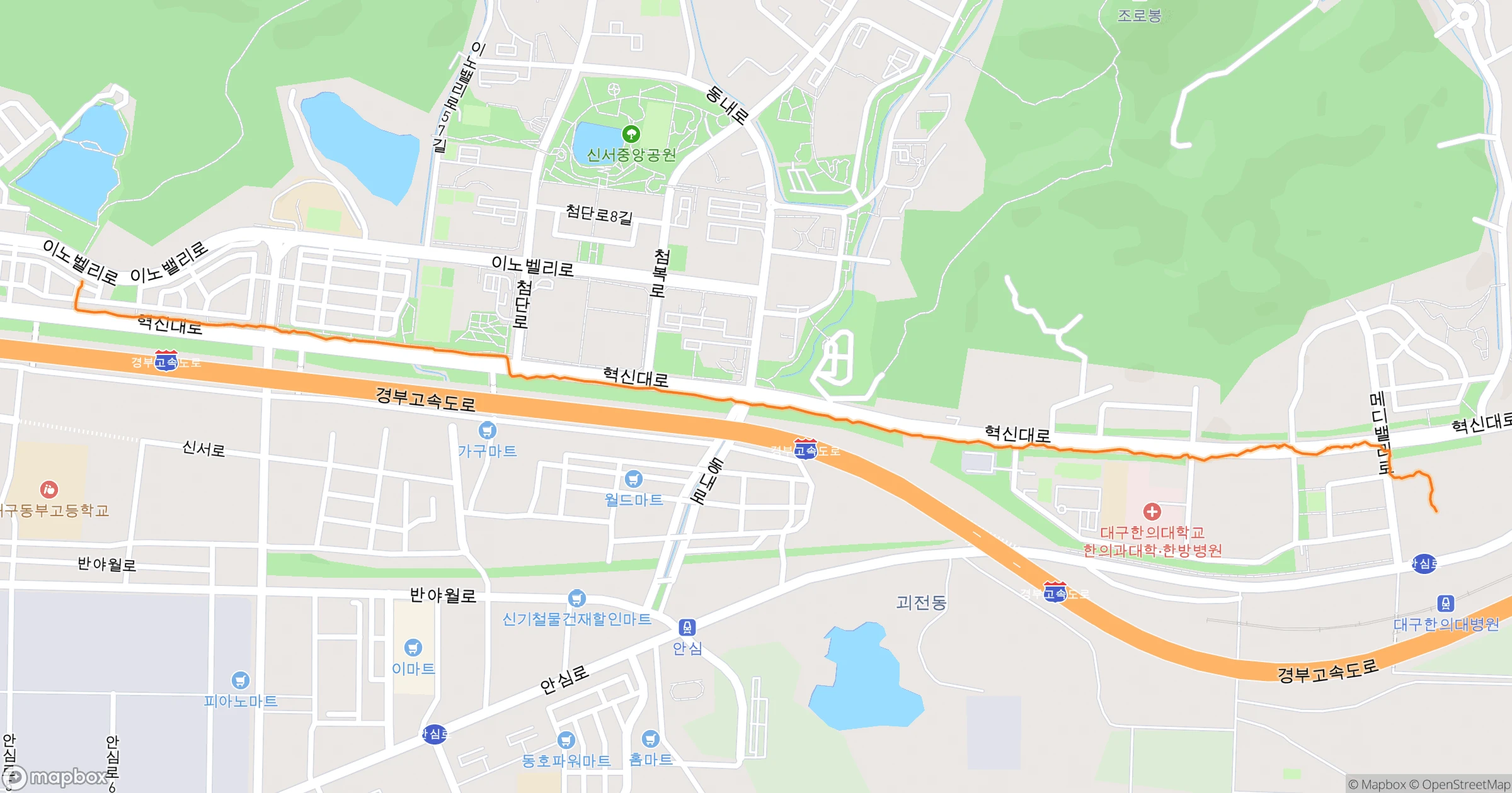 백주목 (Felt) · 3.0km | Orider