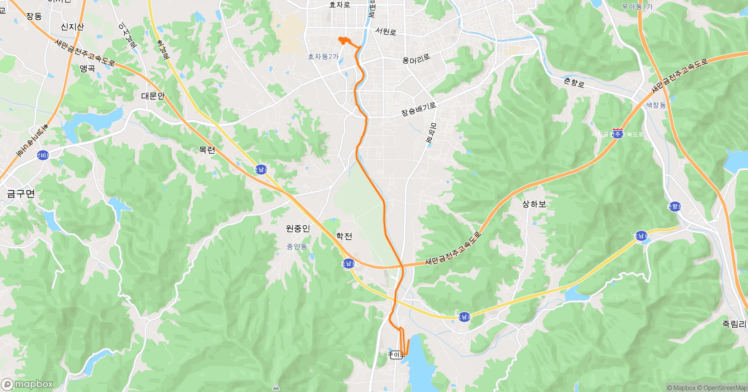 월하탄 · 25.1km | Orider
