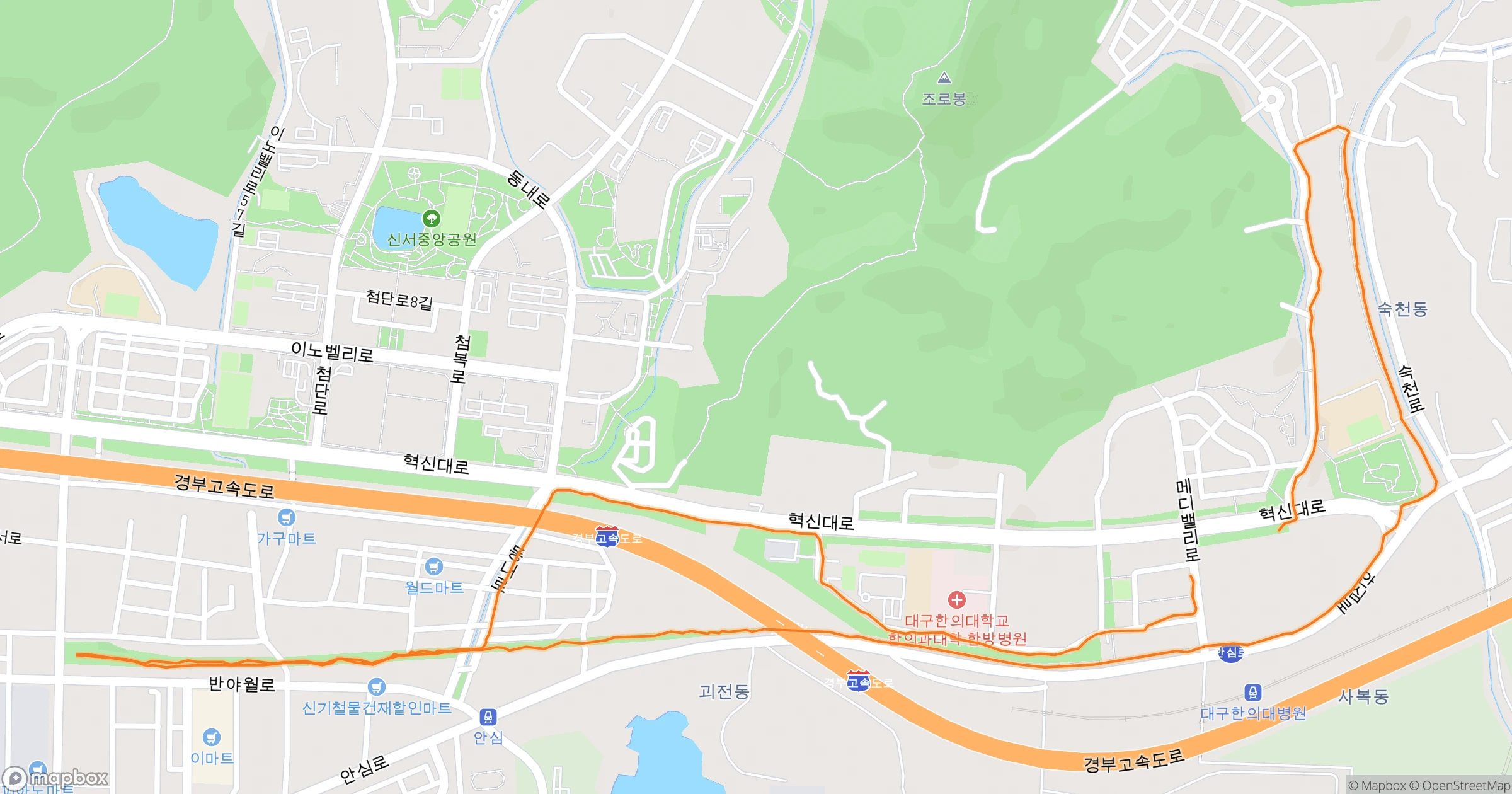 백주목 (Felt) · 7.4km | Orider