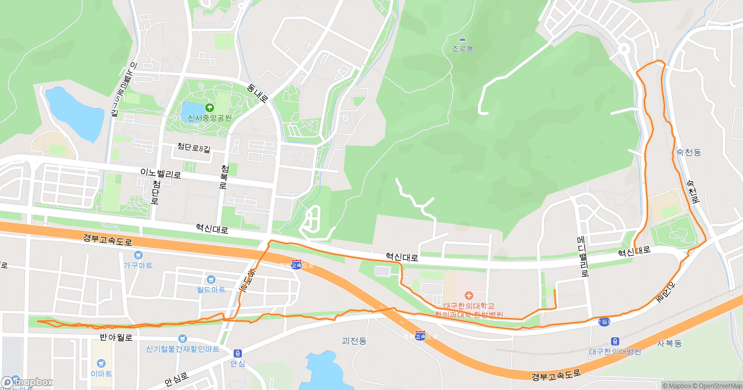 백주목 (Felt) · 7.3km | Orider